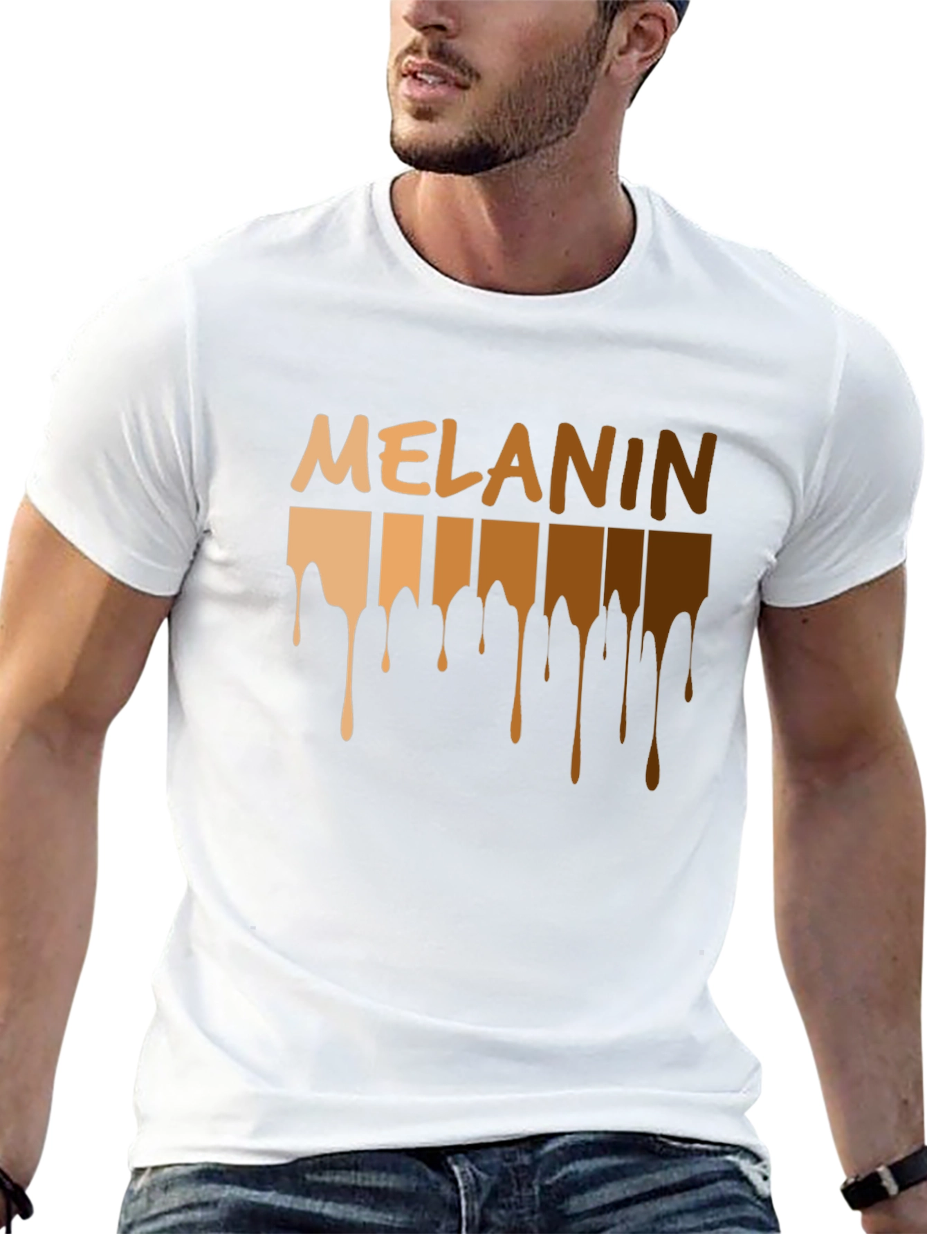 Melanin Drip T-Shirt - Black Pride