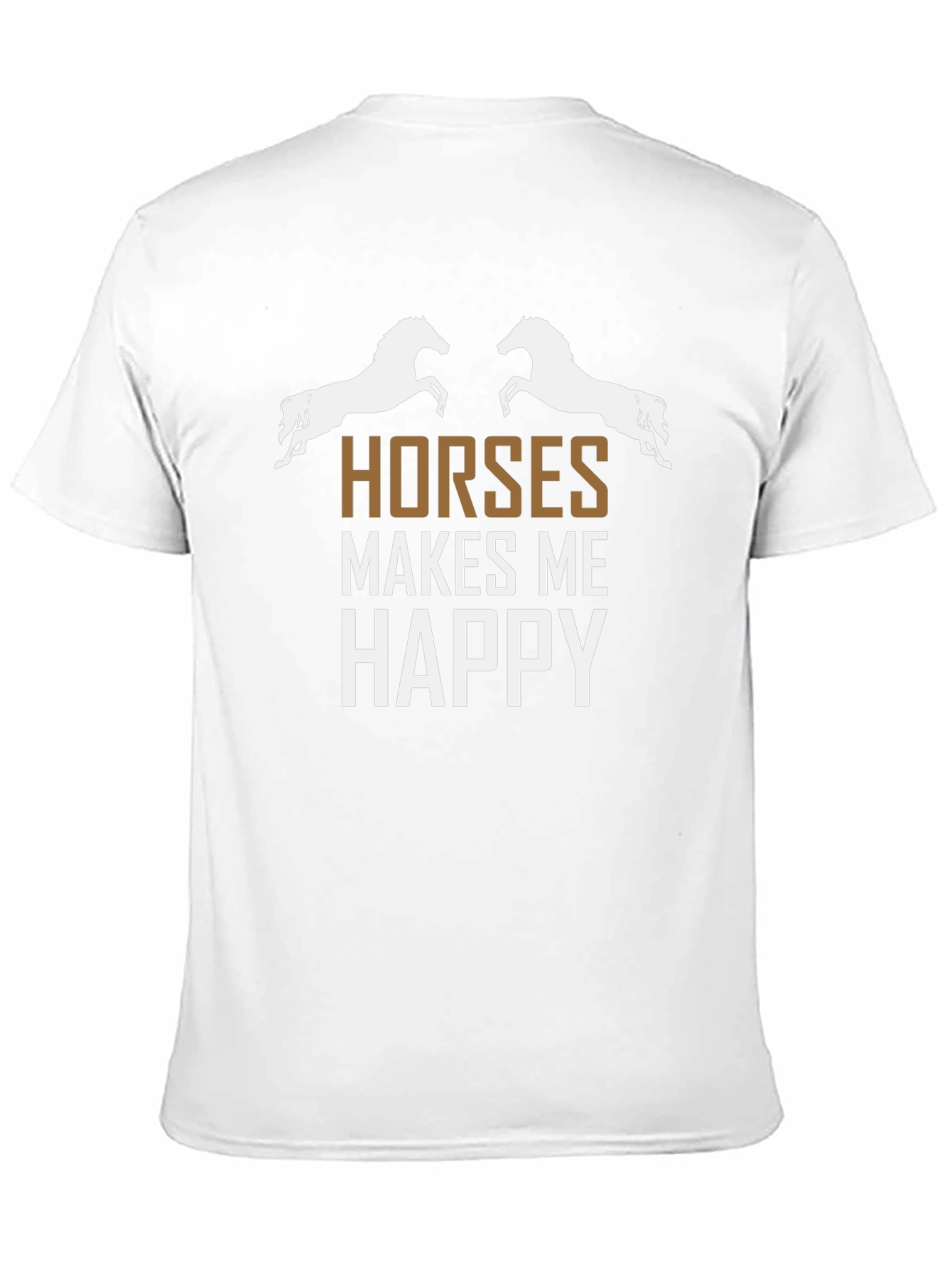 Horses Make Me Happy Graphic Tee
