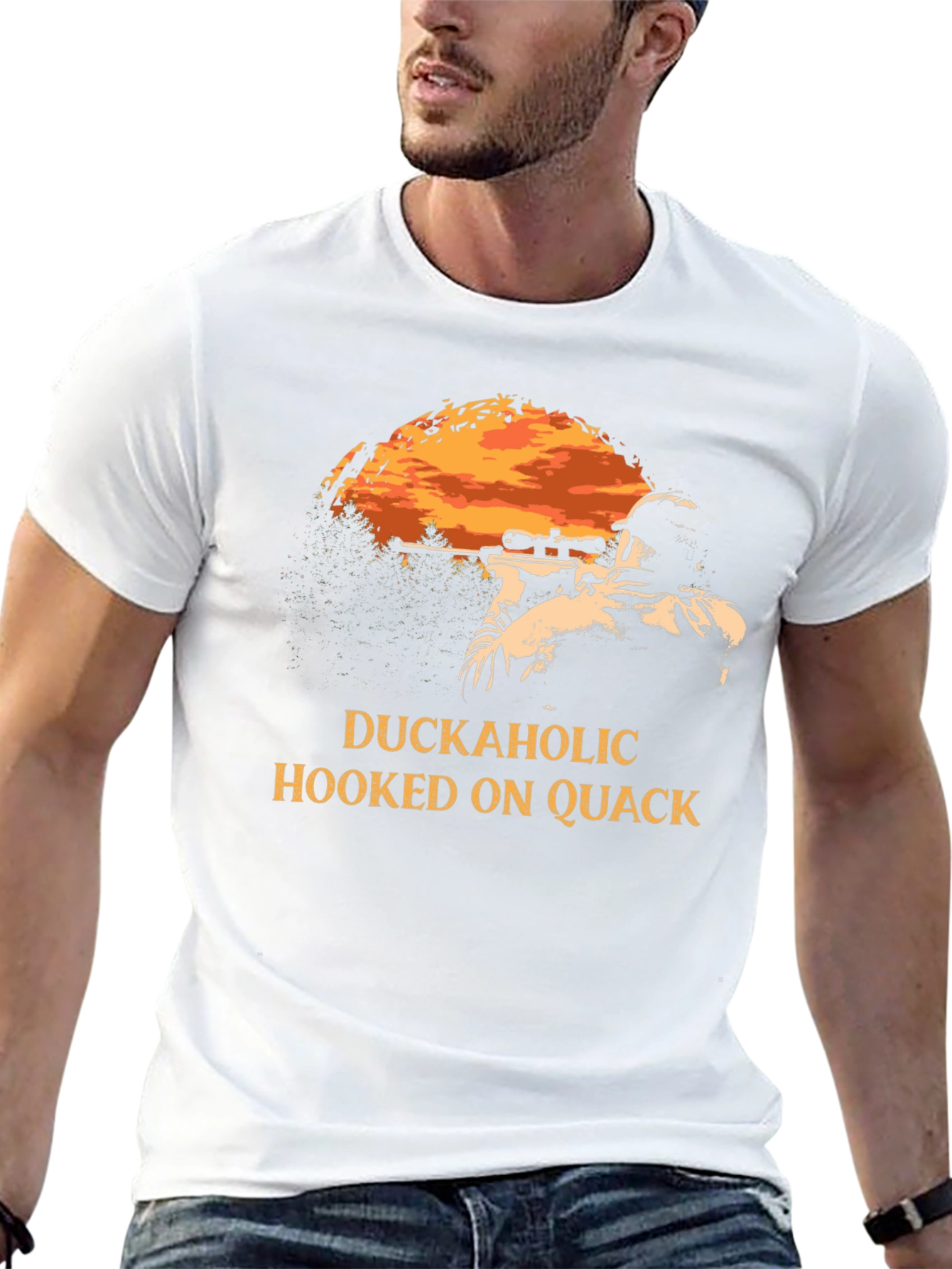 Duckaholic Hunting T-Shirt - Hooked on Quack