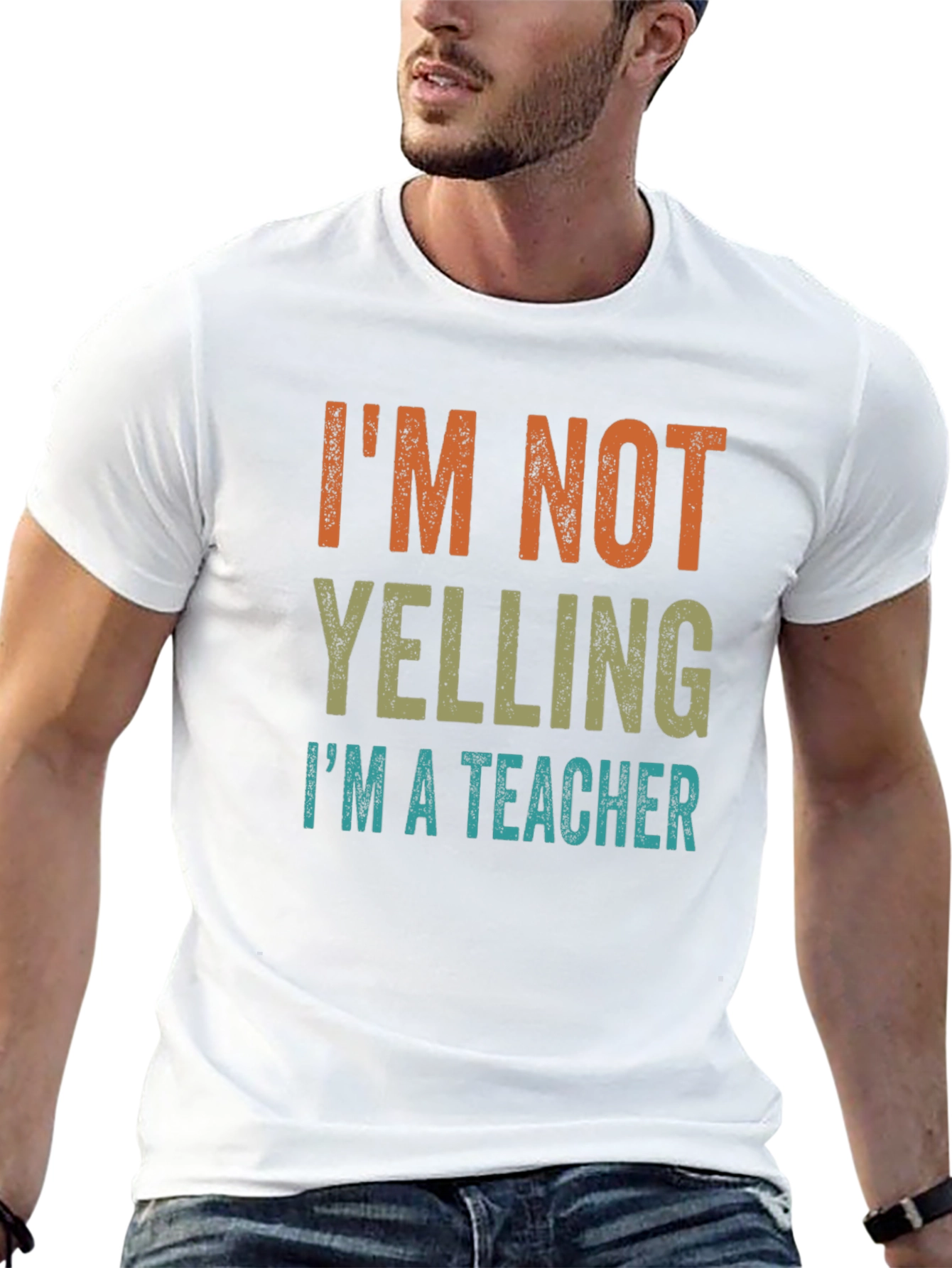 Im Not Yelling Im a Teacher Graphic Tee