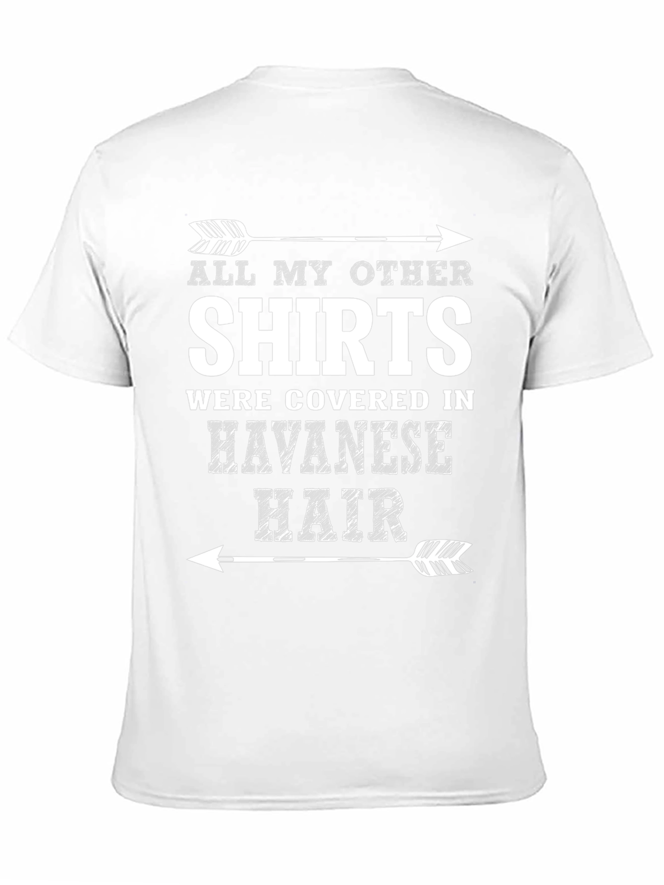 Havanese Hair T-Shirt - Novelty Dog Lover Tee