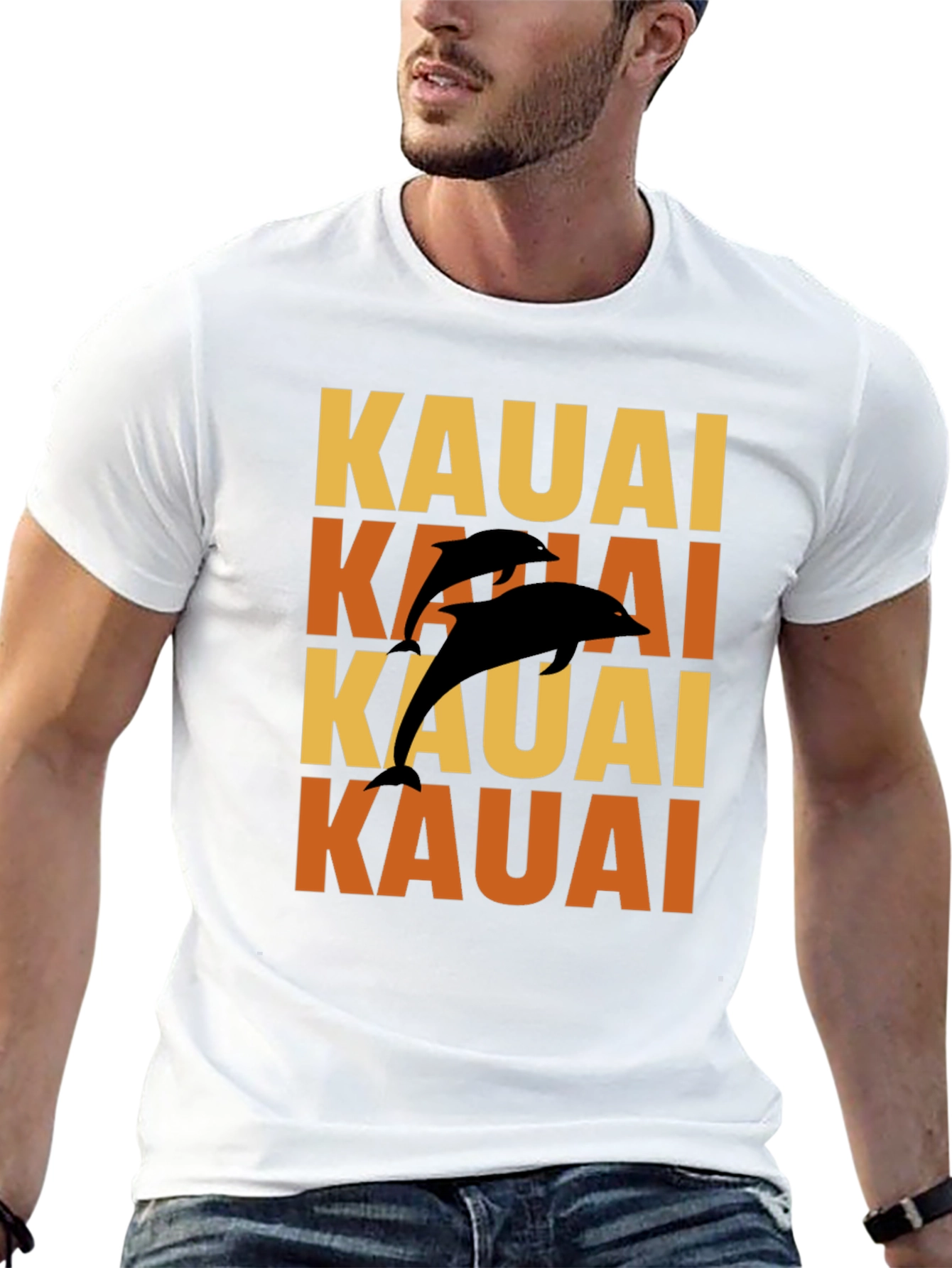 Kauai Dolphin Graphic T-Shirt
