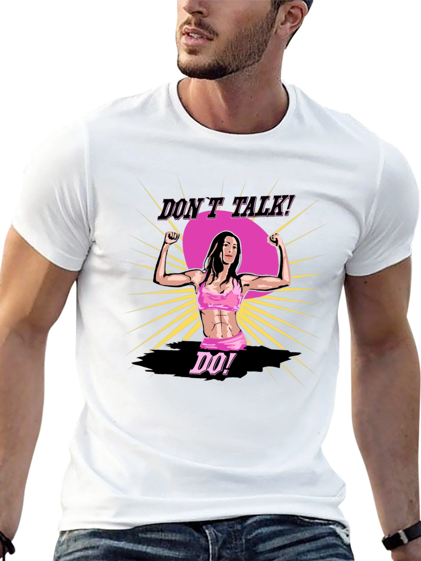 Dont Talk Do! Fitness Graphic T-Shirt