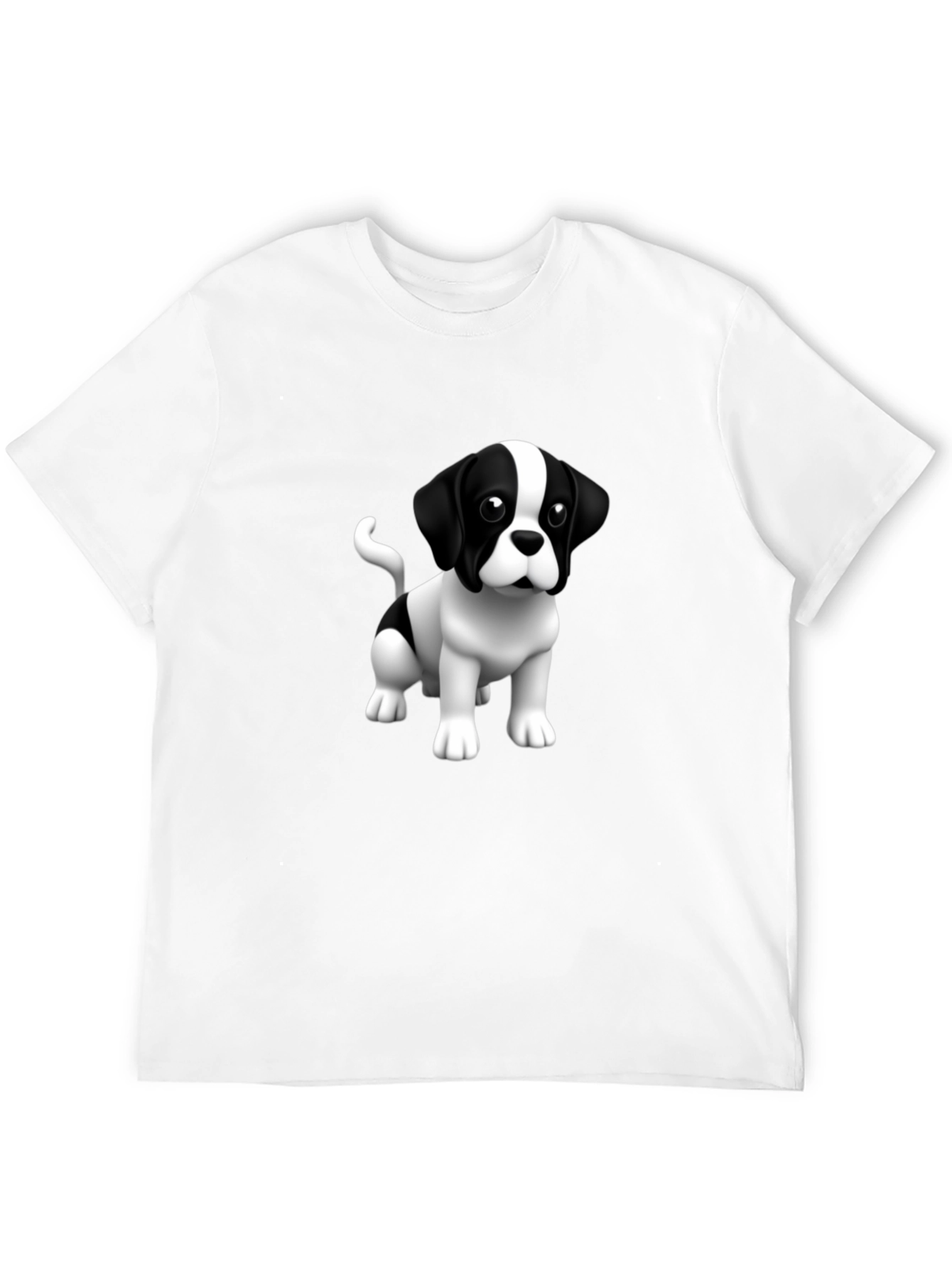 Dog Graphic Tee - Cute Cartoon Puppy T-Shirt
