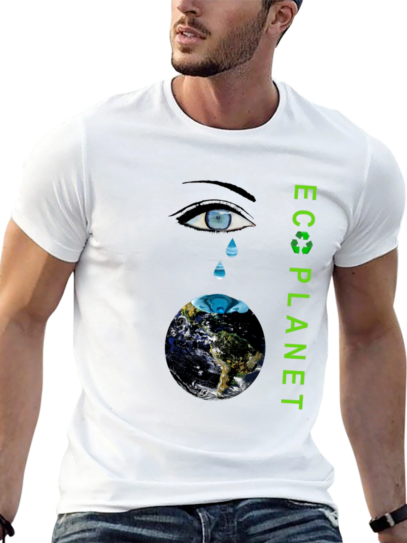 Eco Planet Graphic T-Shirt - Save Earth
