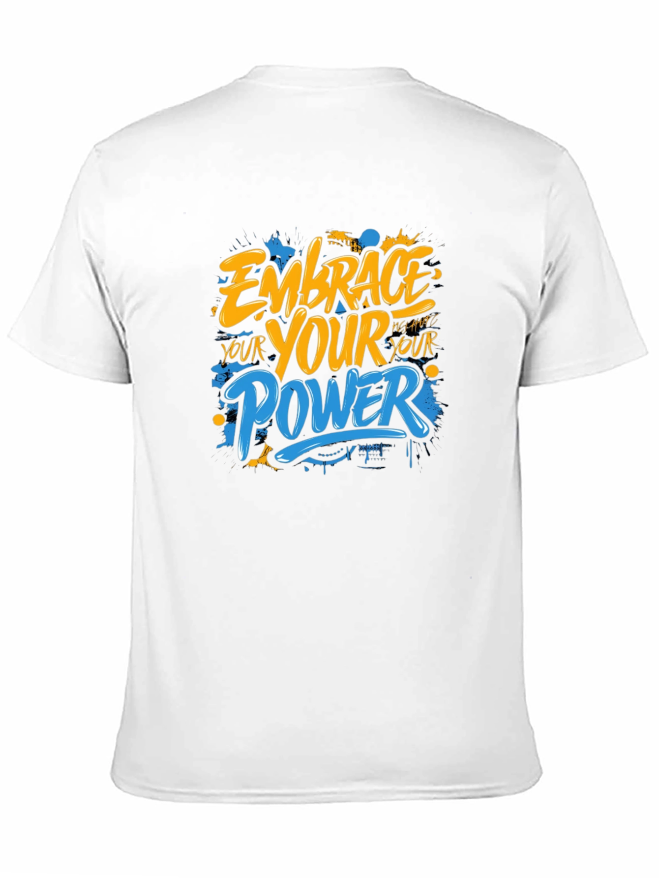 Embrace Your Power Graphic Black T-Shirt
