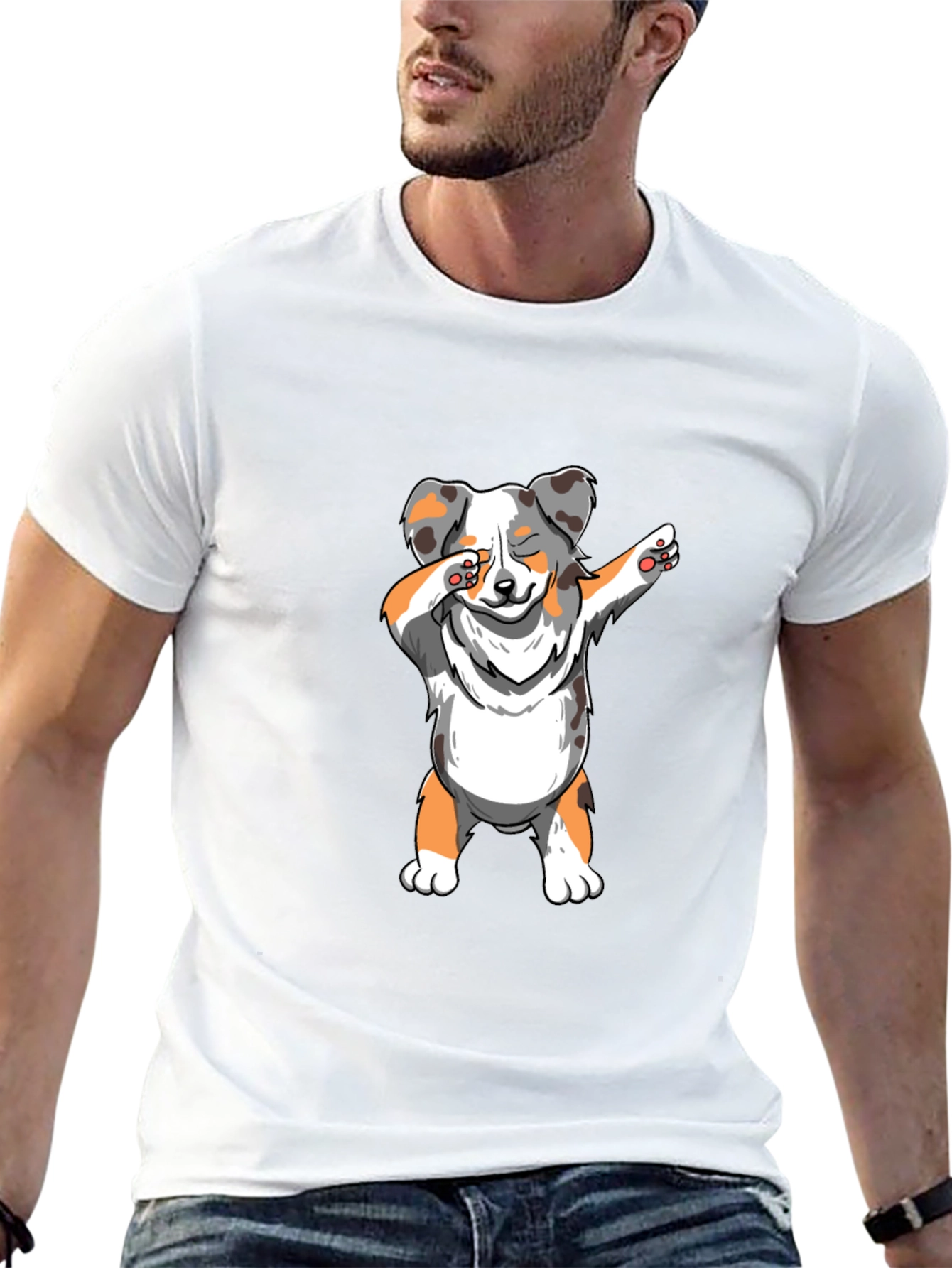 Dabbing Dog Graphic Tee - Cool & Trendy