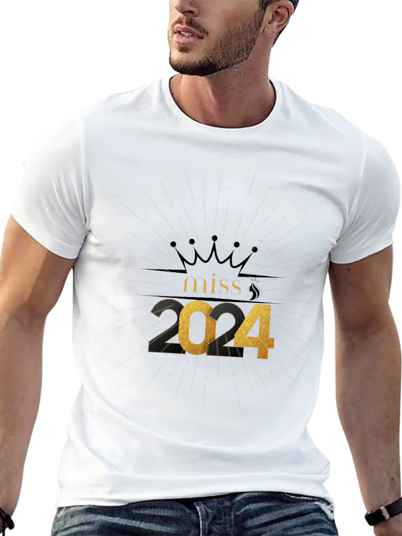 Miss 2024 Graphic T-Shirt - Black