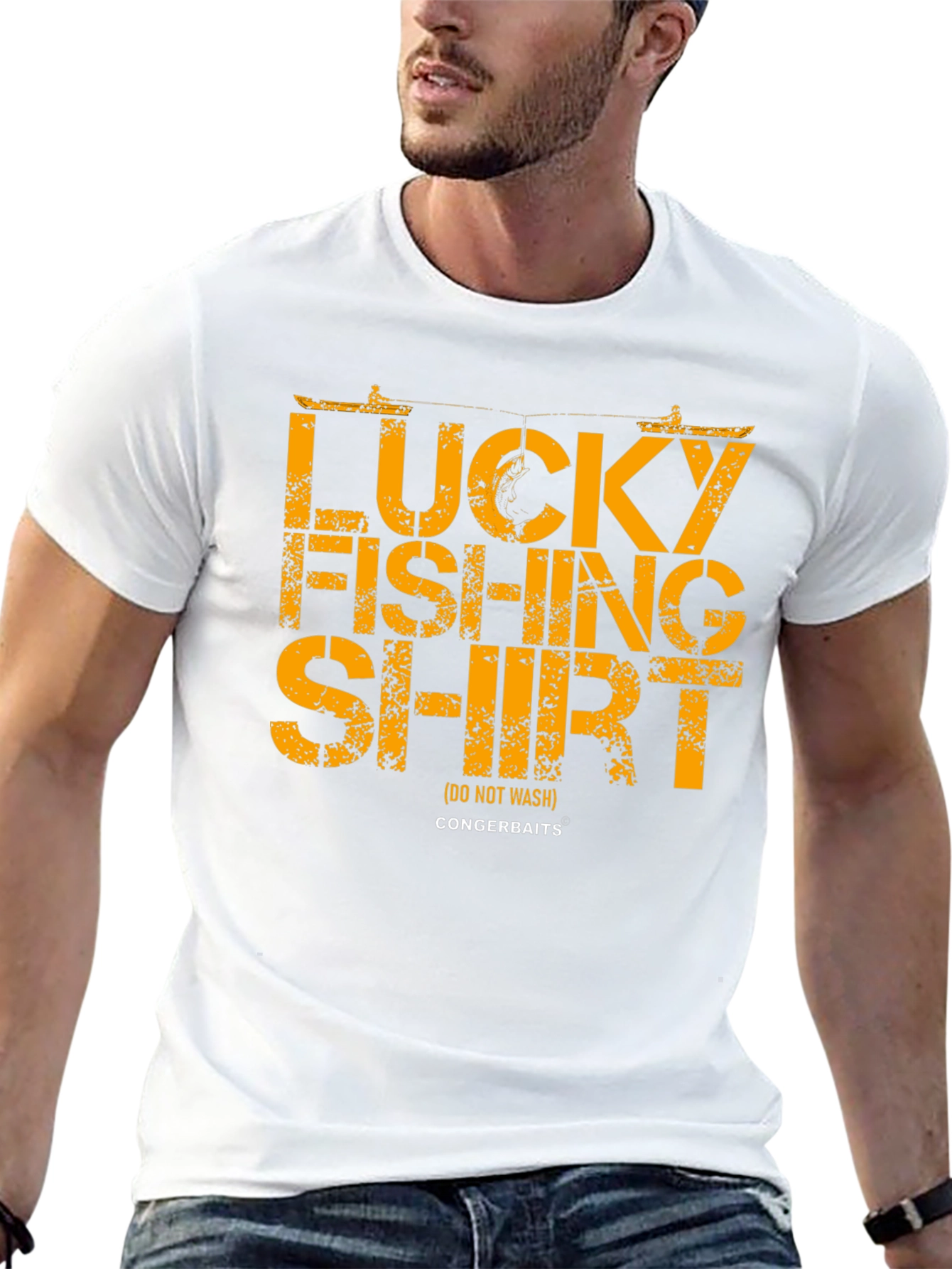 Lucky Fishing Shirt - Mens Graphic Tee
