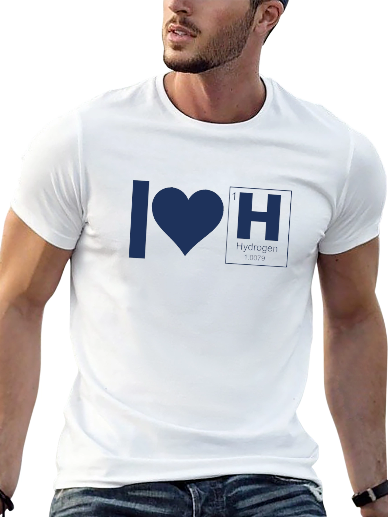 I Heart Hydrogen Science T-Shirt - Black