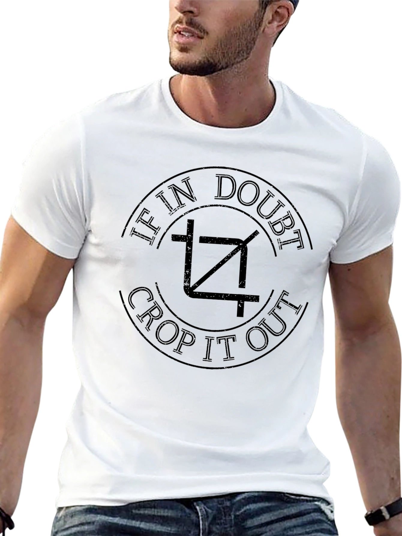 Crop It Out Graphic T-Shirt