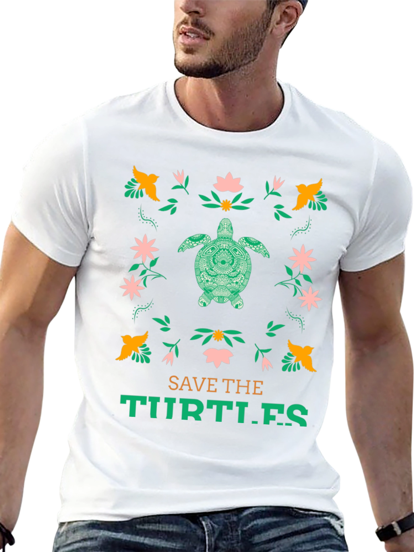 Save The Turtles Graphic Tee