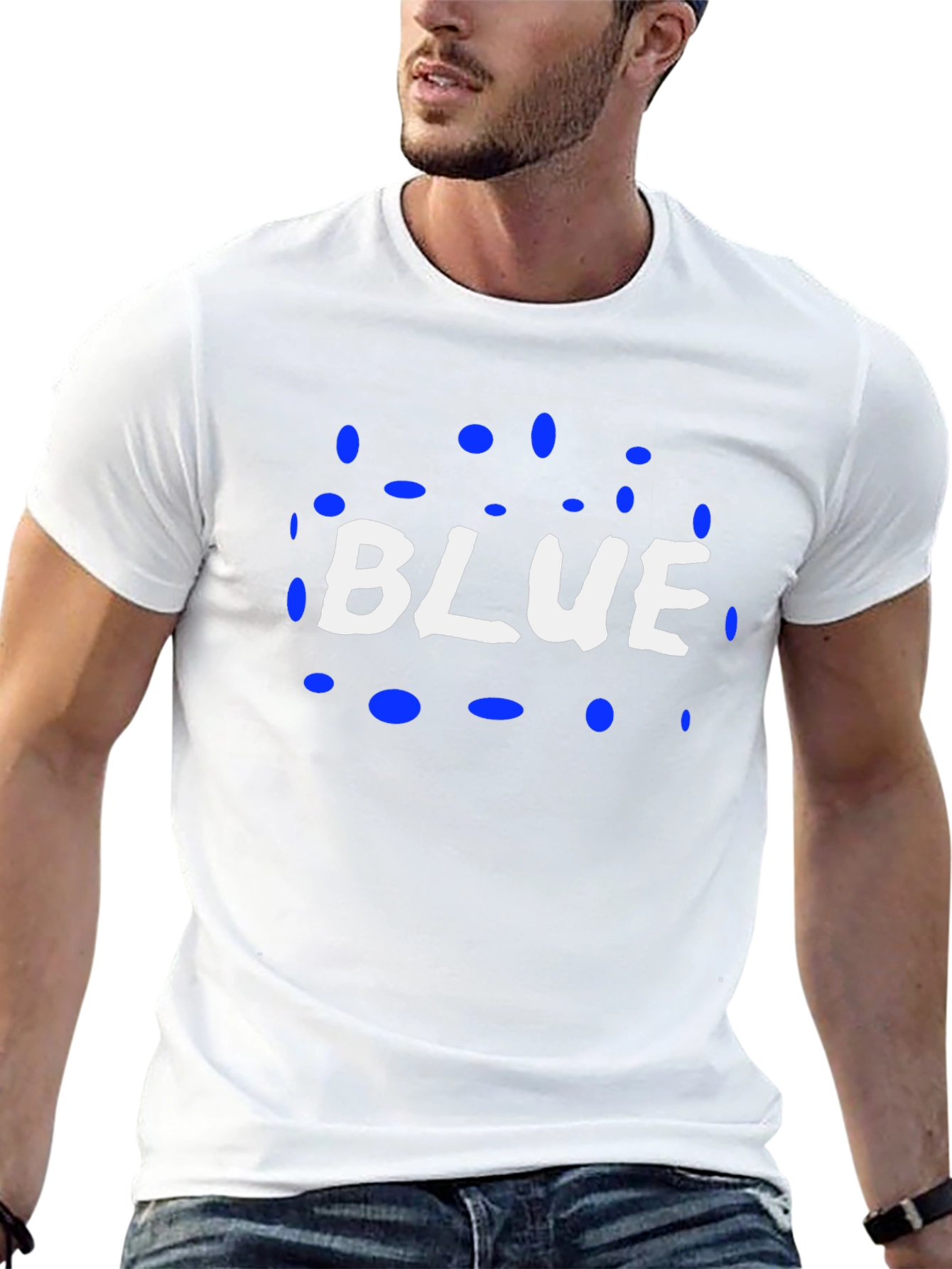 Blue Polka Dot T-Shirt