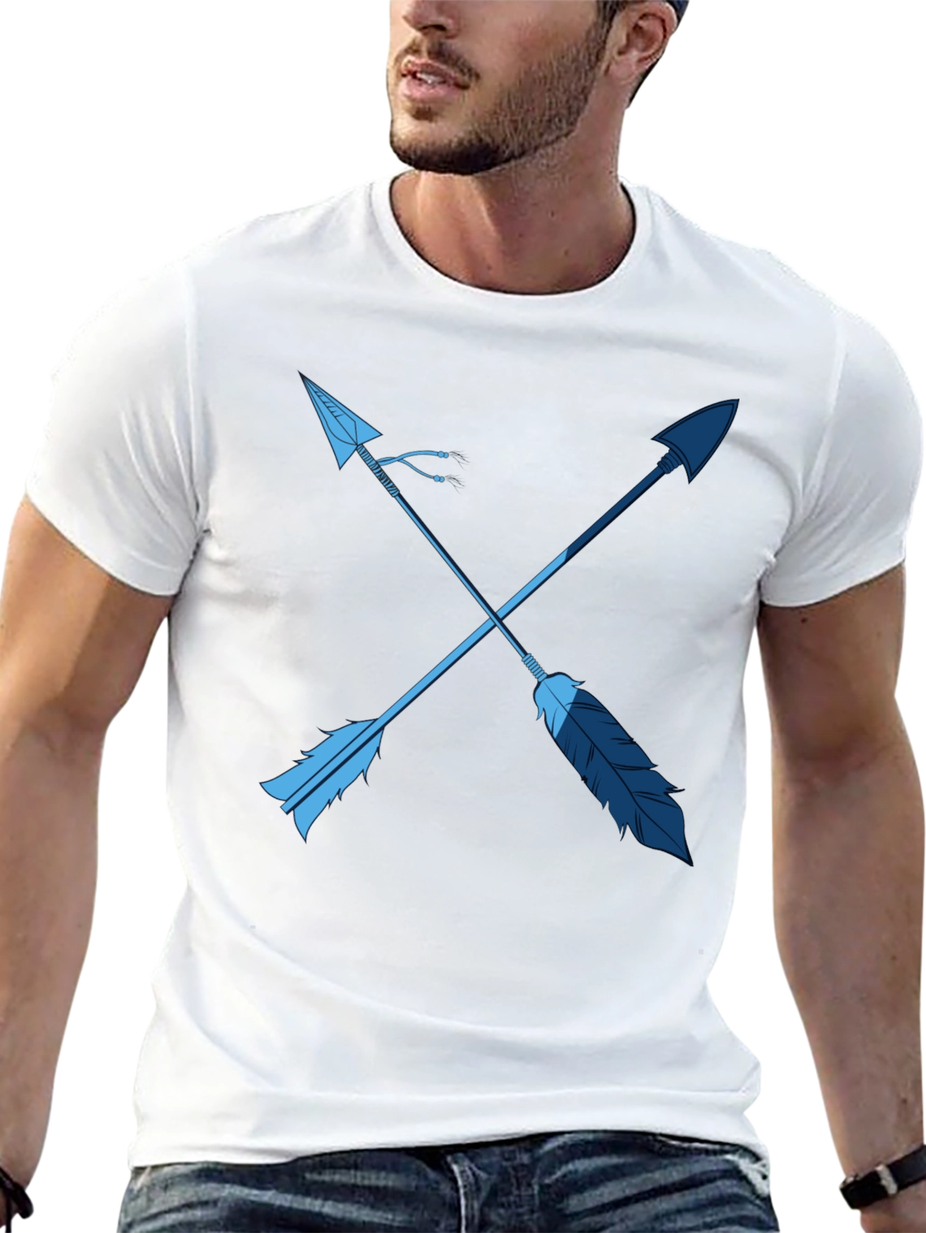 Crossed Arrows Graphic Tee - Stylish Casual Wear