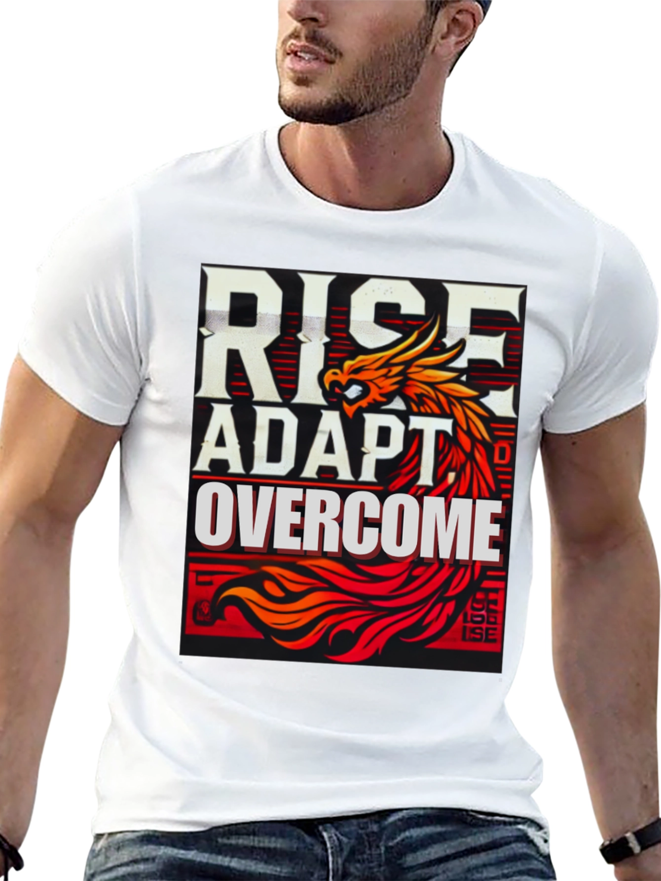 Rise Adapt Overcome Phoenix Graphic Tee