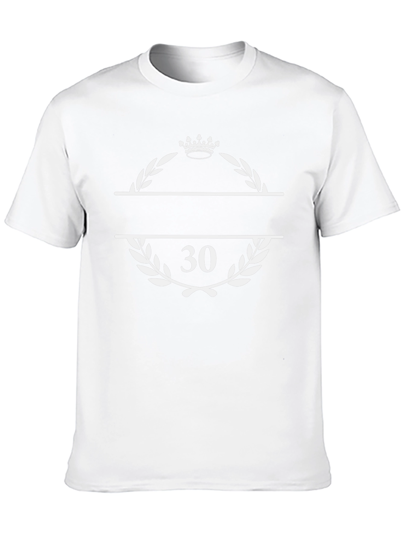 30th Birthday Crown Laurel T-Shirt