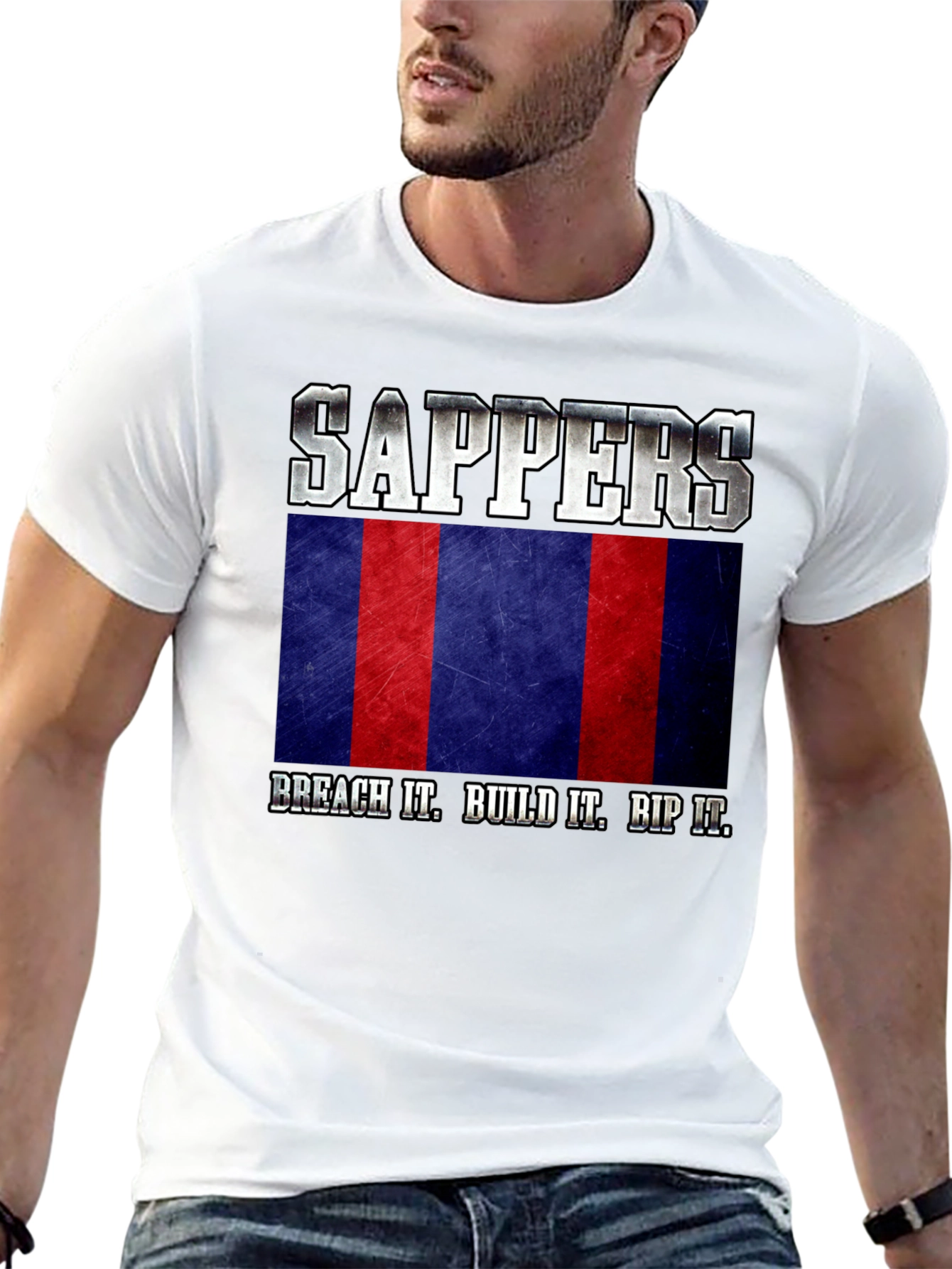 Sappers Military T-Shirt - Breach Build Bip