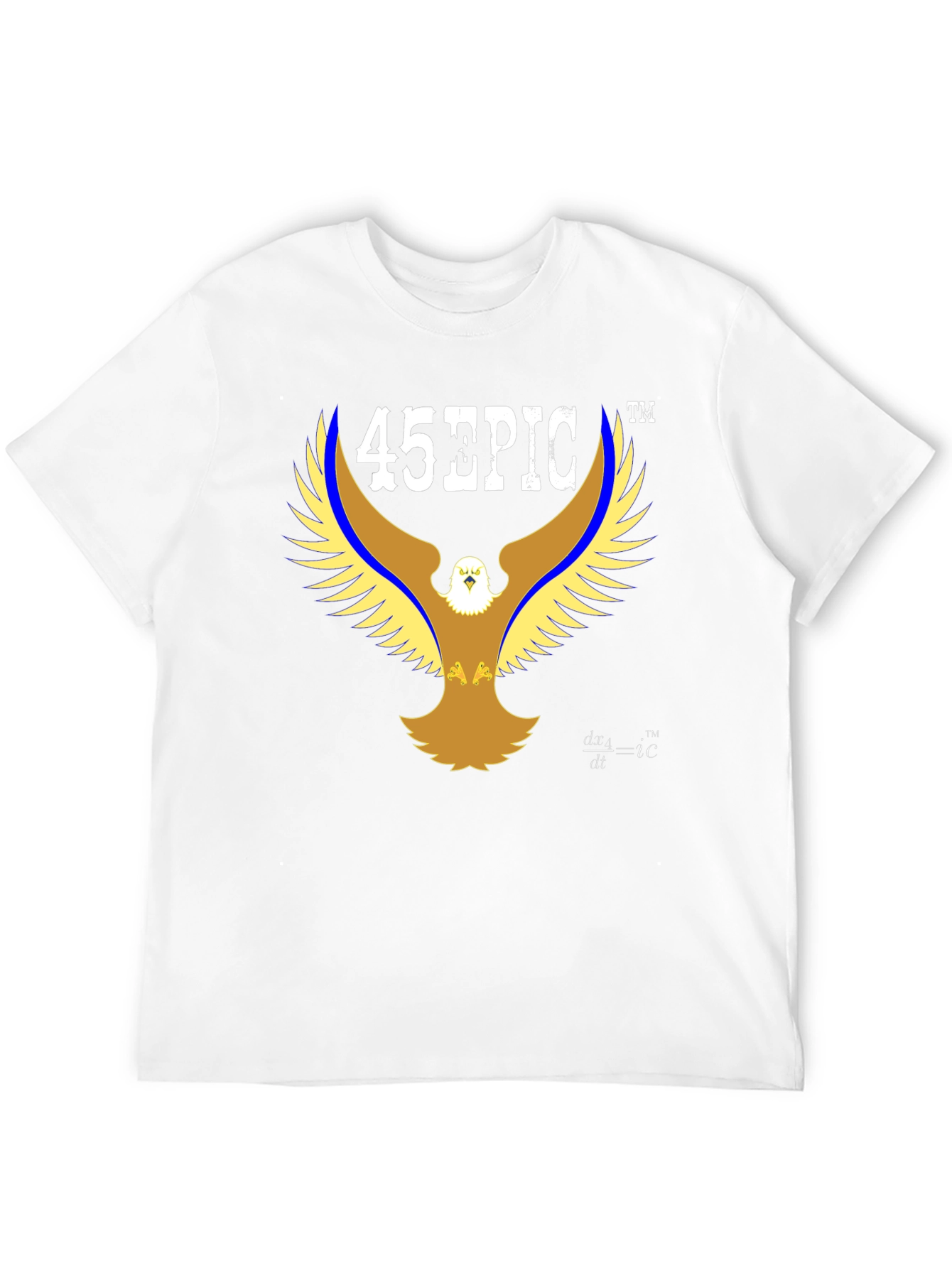 45 EPIC Eagle Graphic T-Shirt - Black