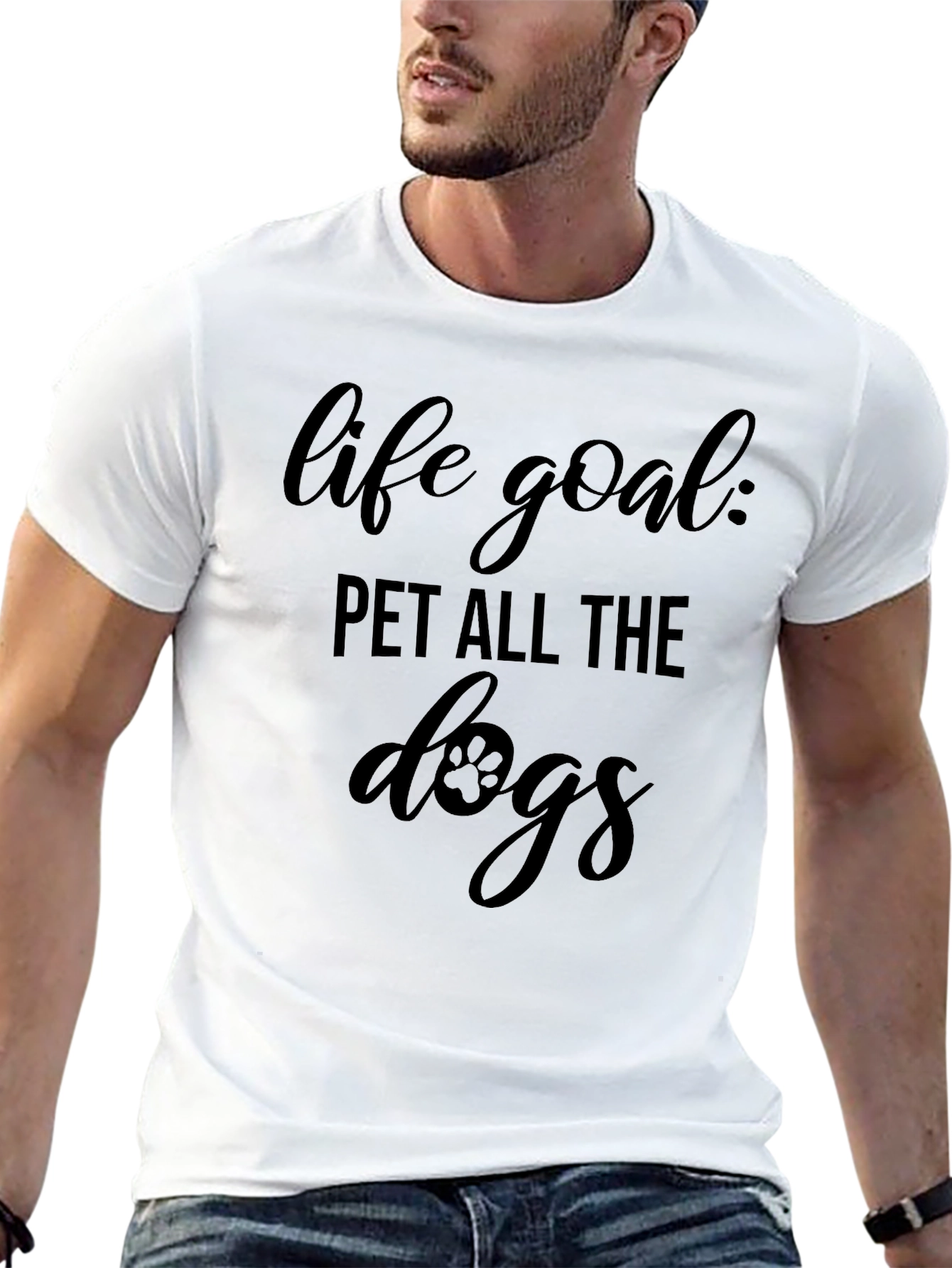 Life Goal Pet All The Dogs Graphic Tee