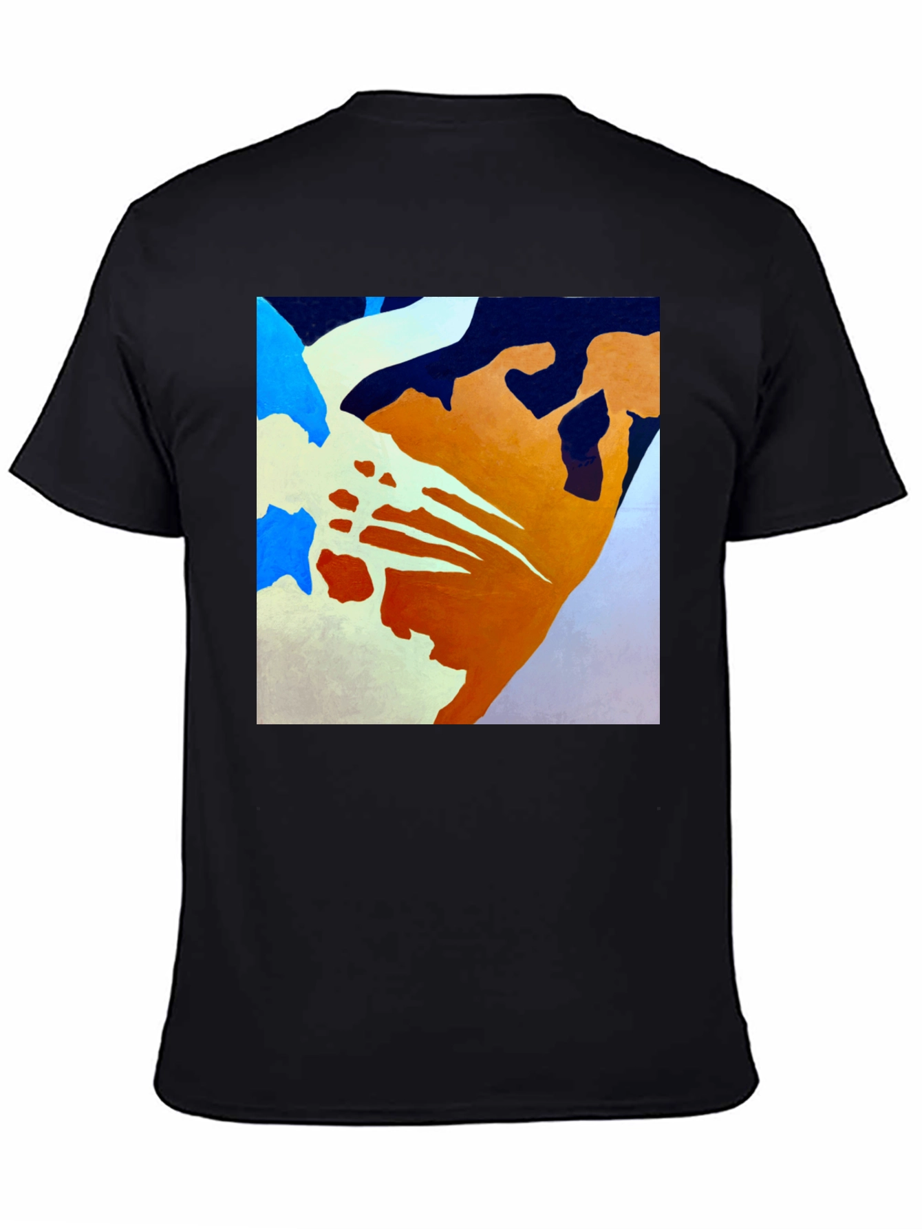 Abstract Art Graphic Tee - Modern Casual Shirt