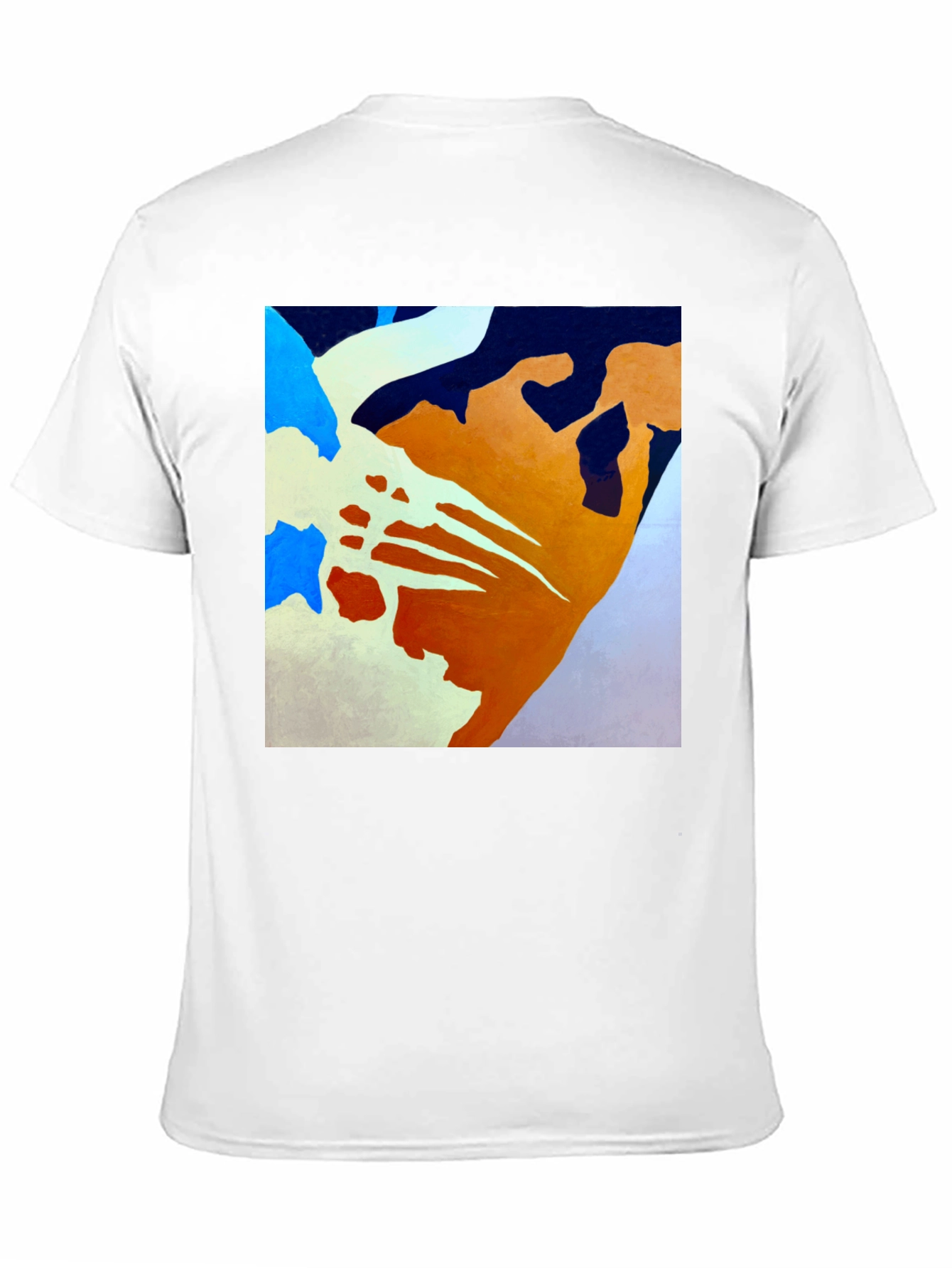 Abstract Art Graphic Tee - Modern Casual Shirt