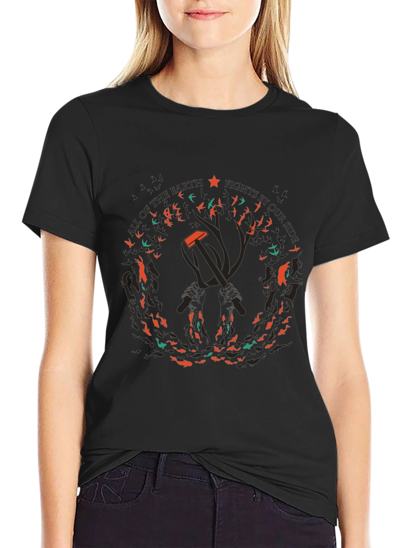 Political Graphic T-Shirt - Hammer & Sickle