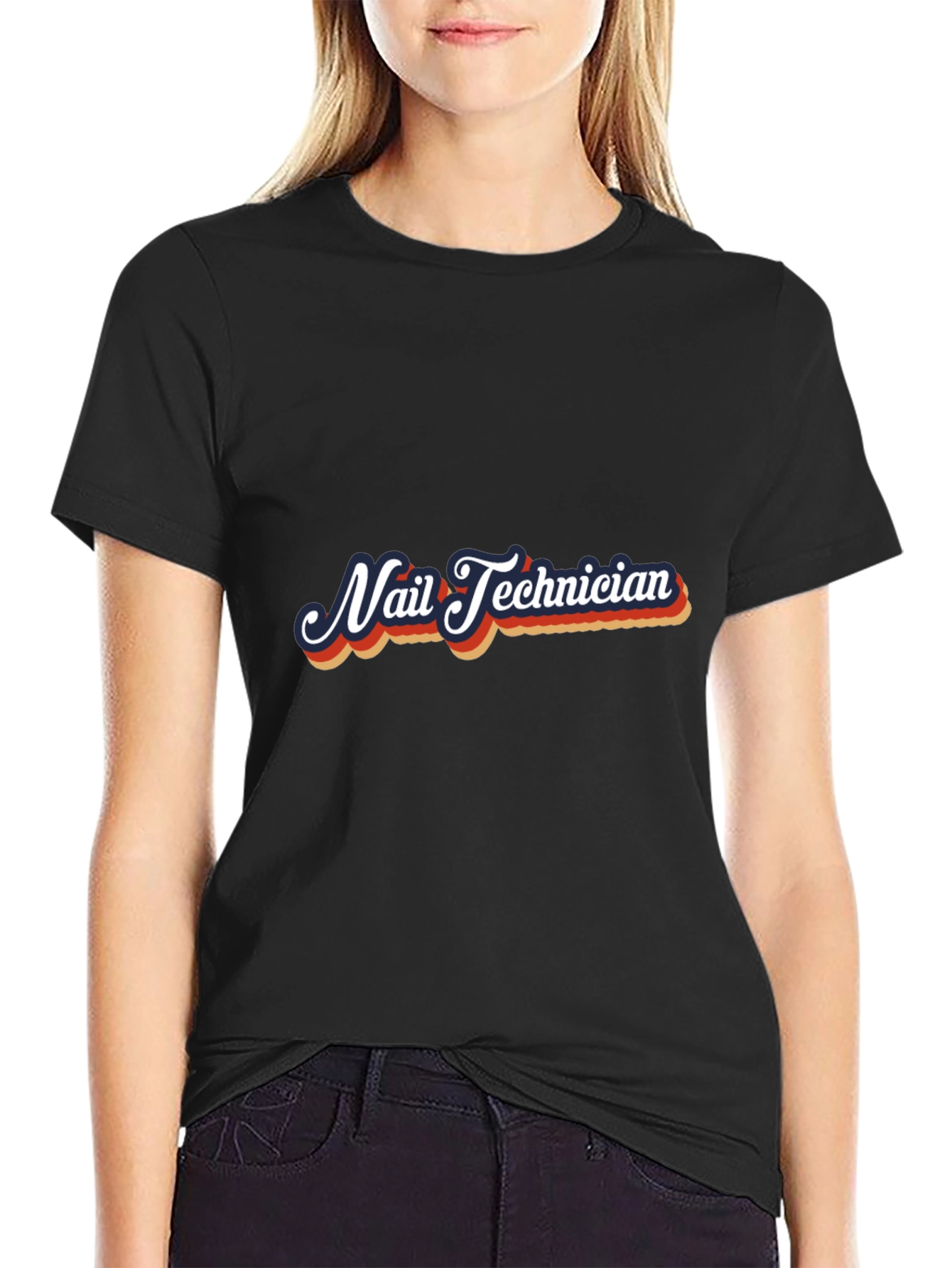 Nail Technician Retro T-Shirt