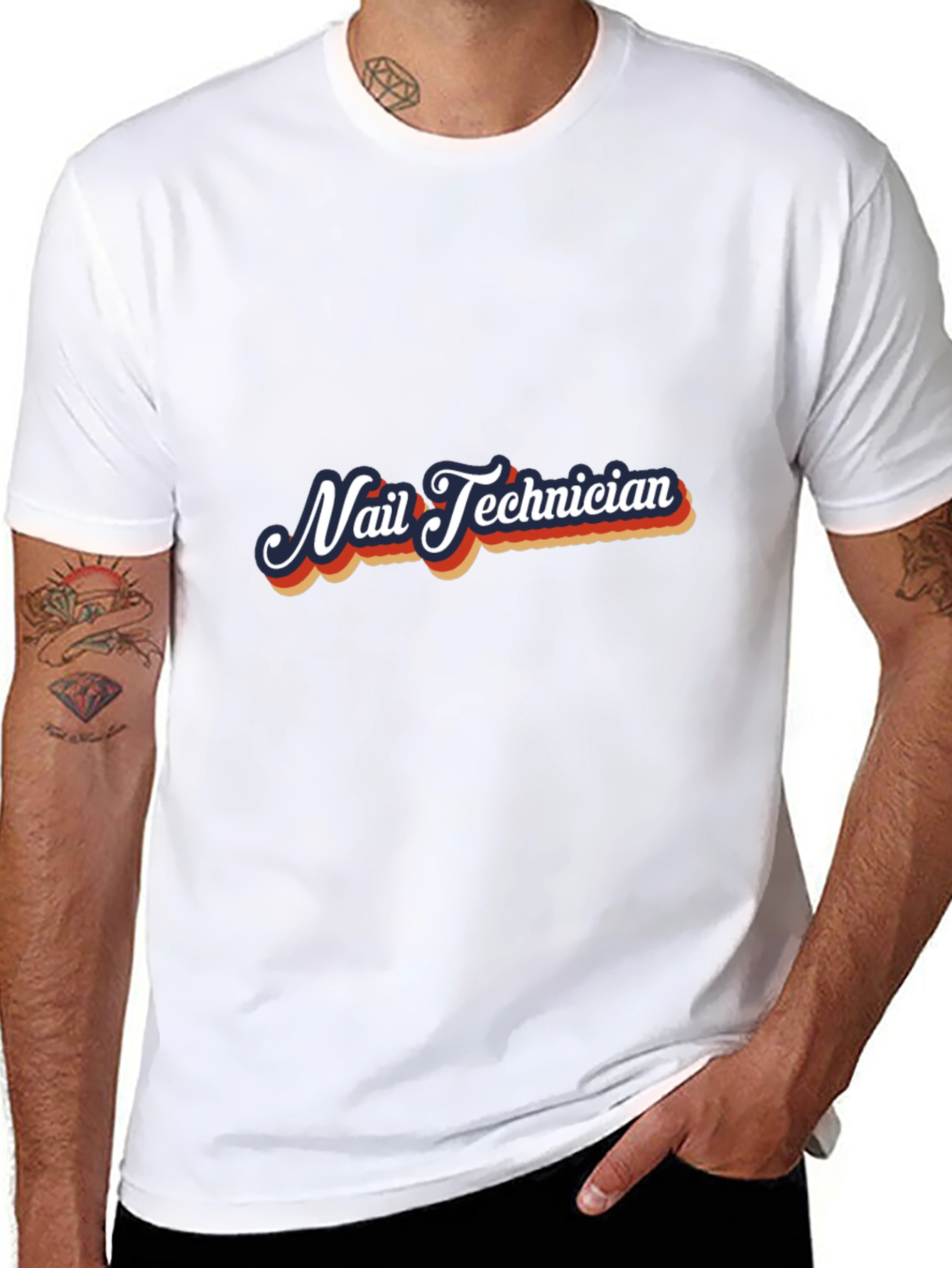 Nail Technician Retro T-Shirt