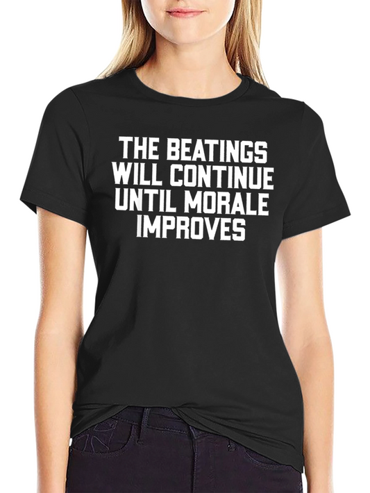 Funny Morale Improvement T-Shirt