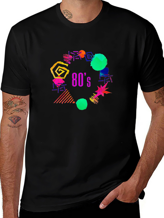 Retro 80s Graphic Print Tee