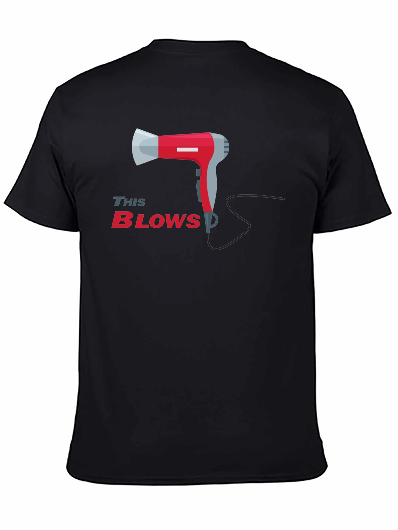 This Blows T-Shirt Funny Hair Dryer Pun Tee