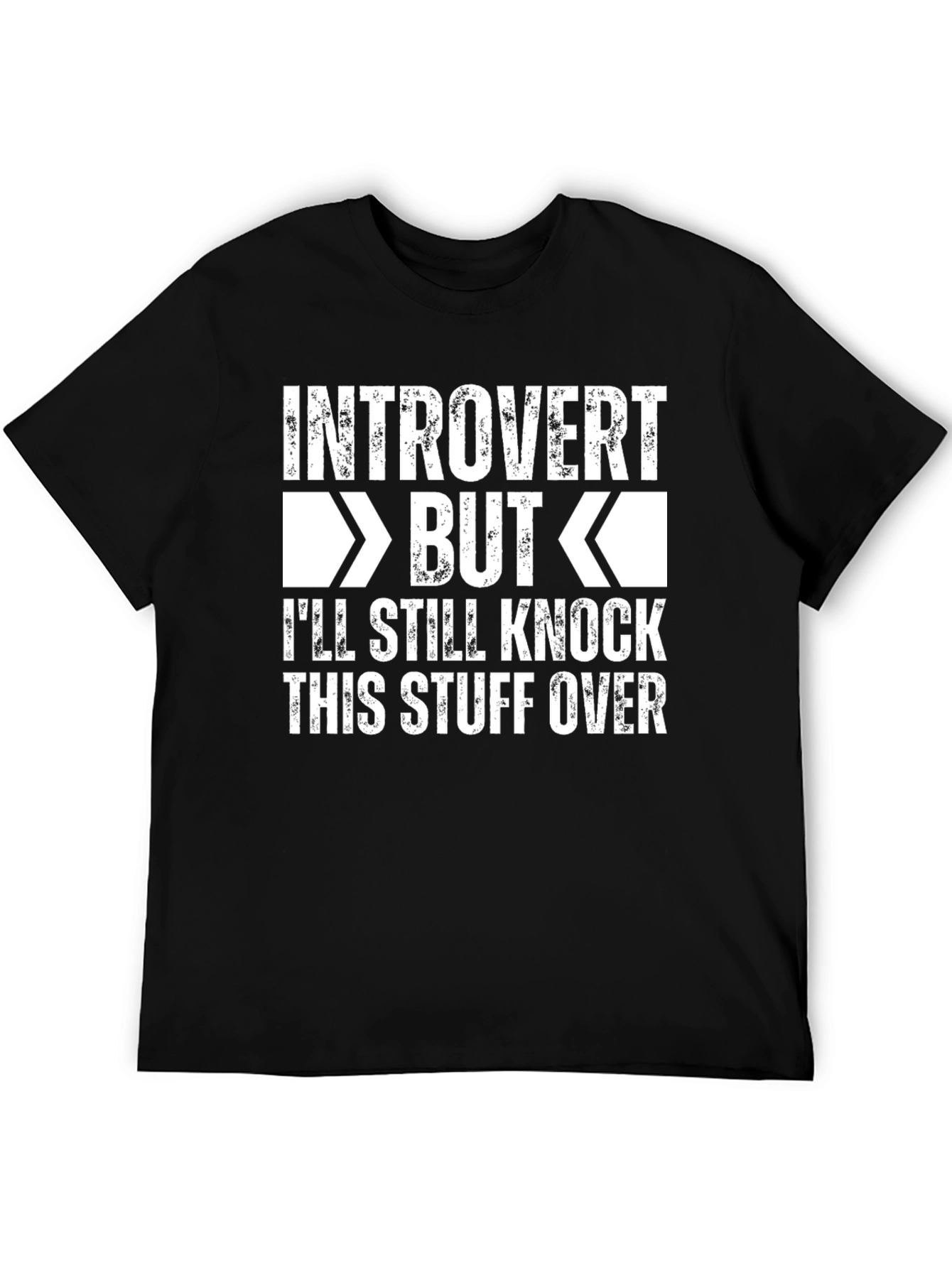 Introvert But Graphic T-Shirt - Humorous Novelty Tee