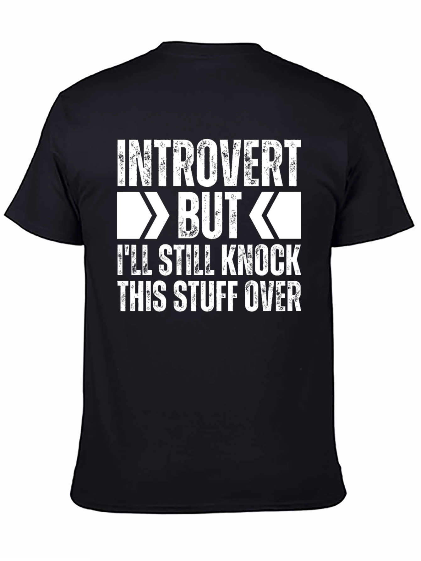 Introvert But Graphic T-Shirt - Humorous Novelty Tee