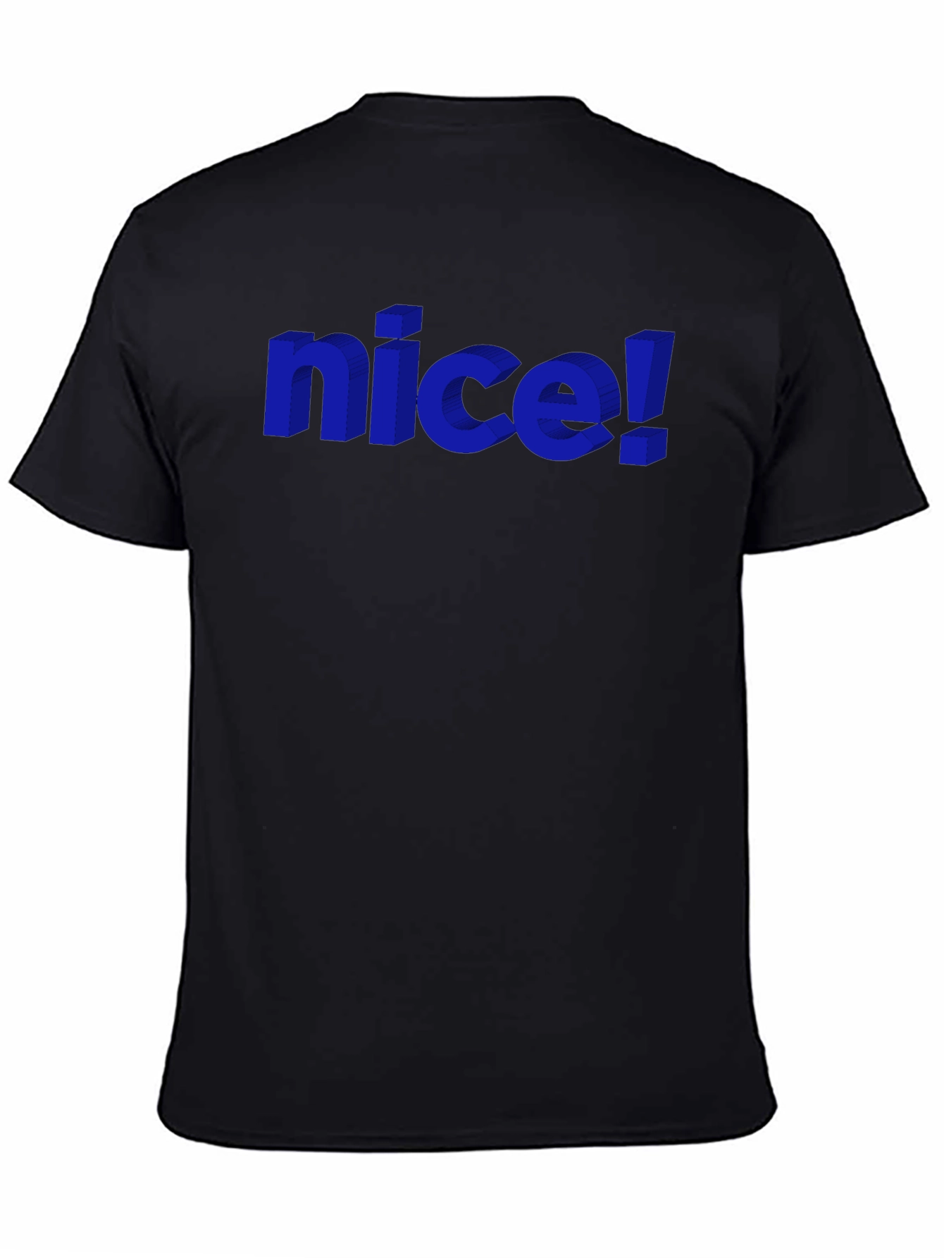 Nice! Graphic Tee - Stylish 3D Design