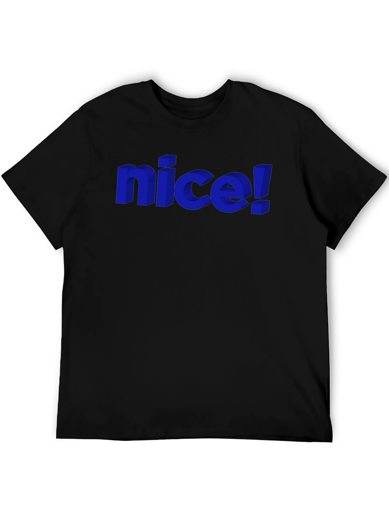 Nice! Graphic Tee - Stylish 3D Design