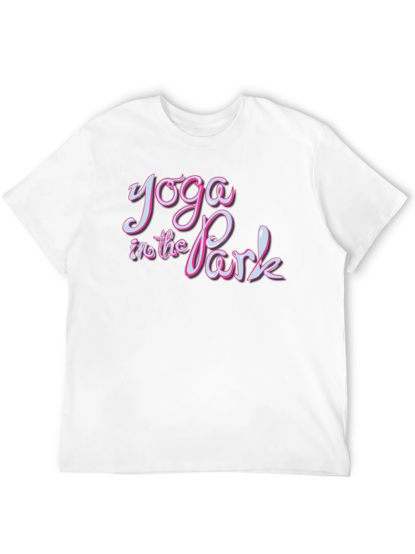 Yoga in the Park Black Graphic T-Shirt