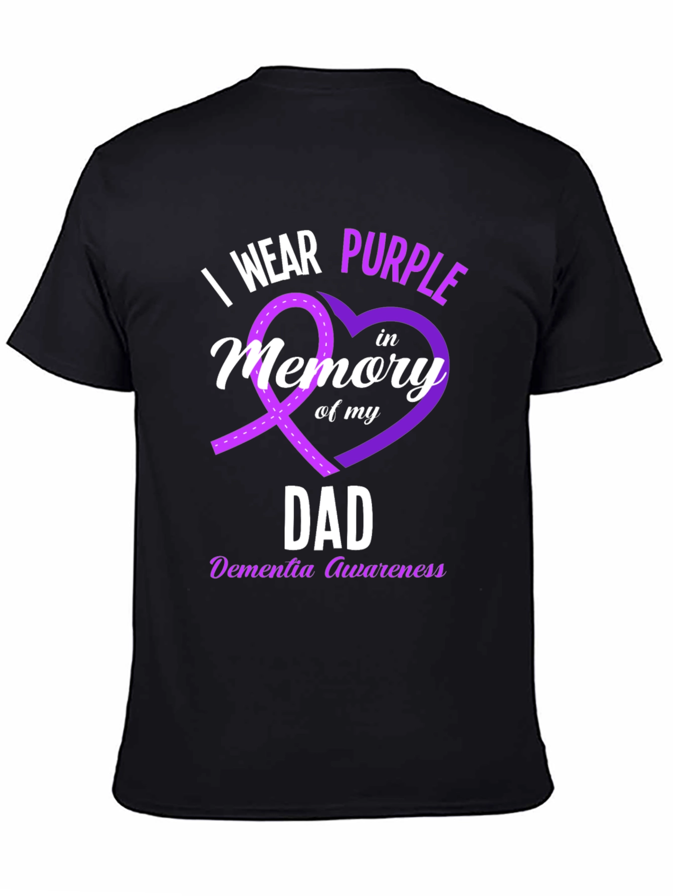 Purple Awareness Dad T-Shirt