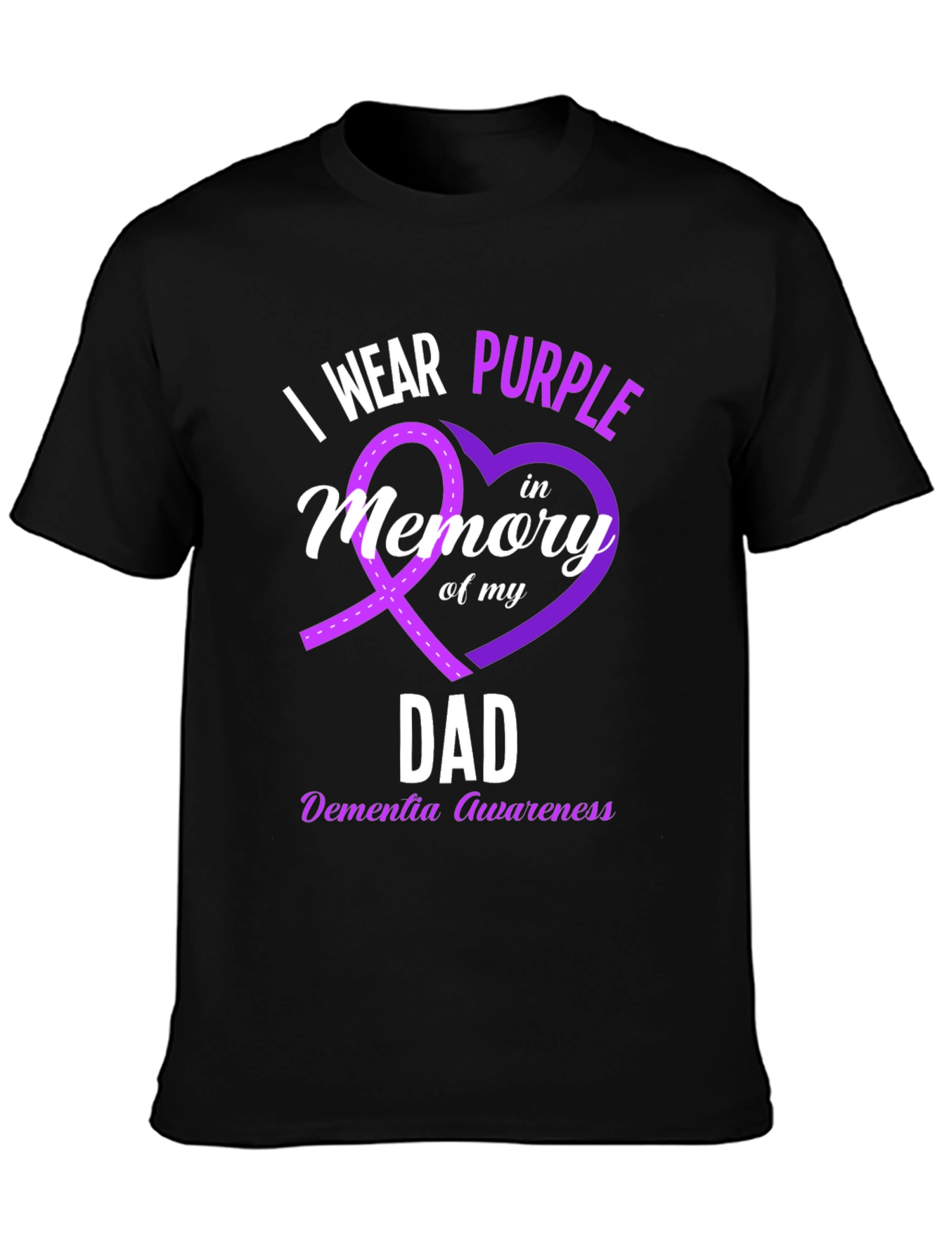 Purple Awareness Dad T-Shirt