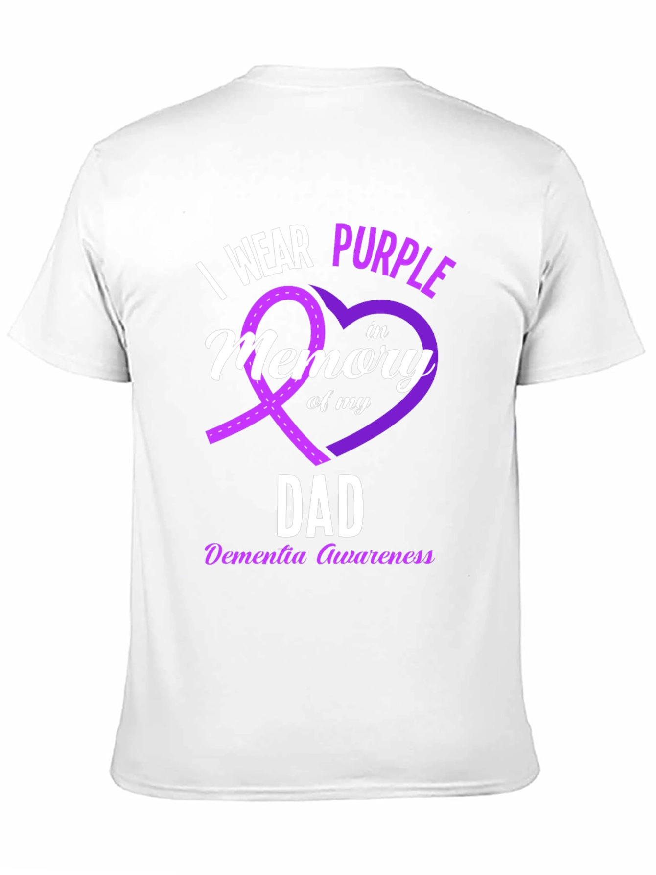 Purple Awareness Dad T-Shirt