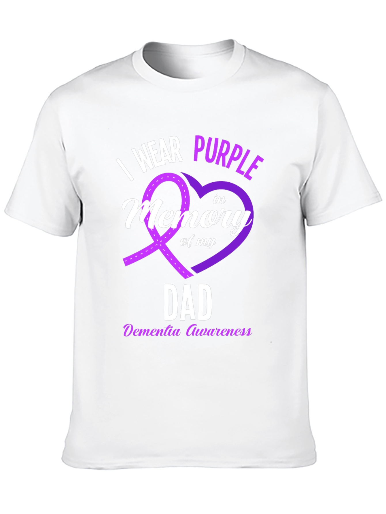 Purple Awareness Dad T-Shirt