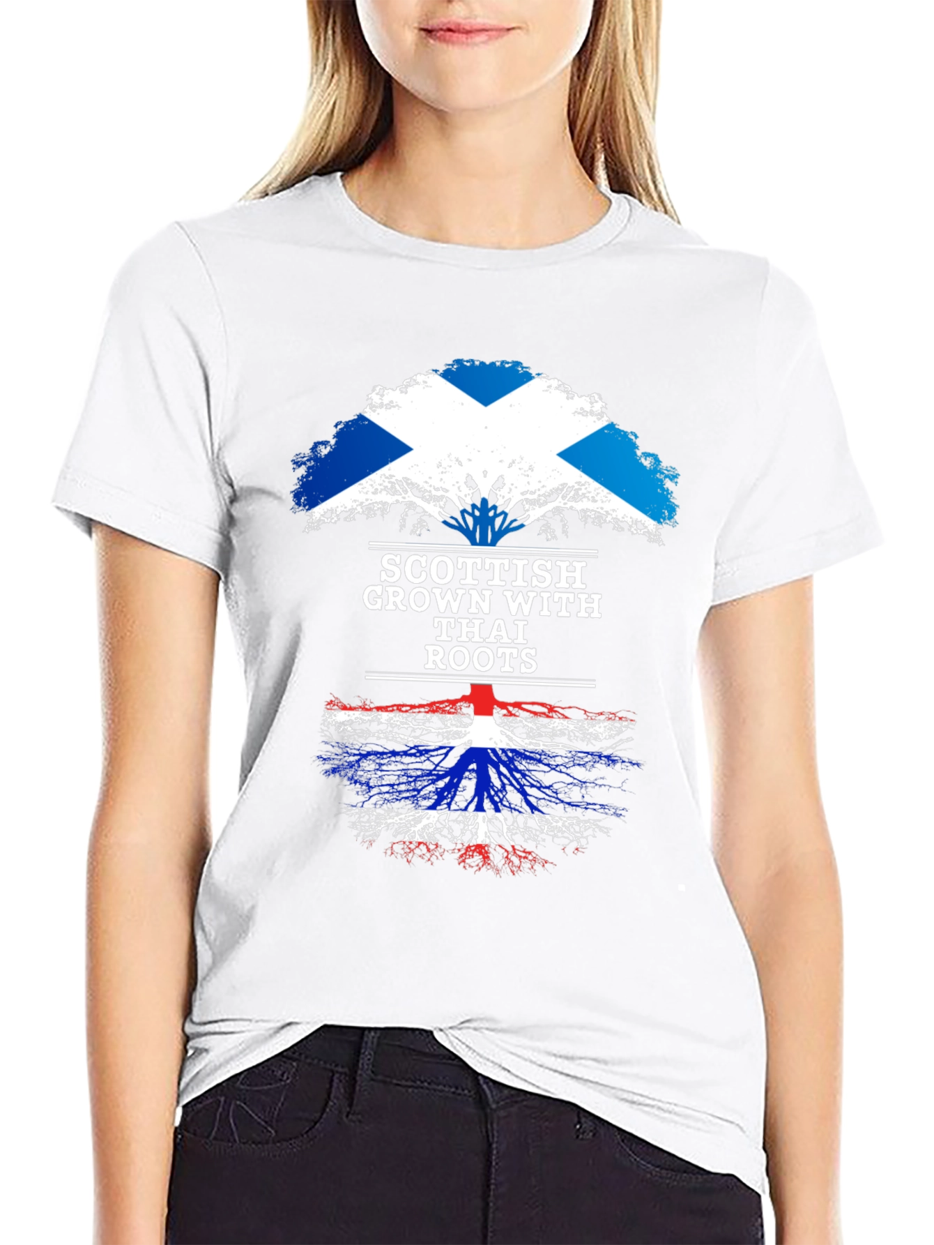 Scottish Grown with Thai Roots T-Shirt