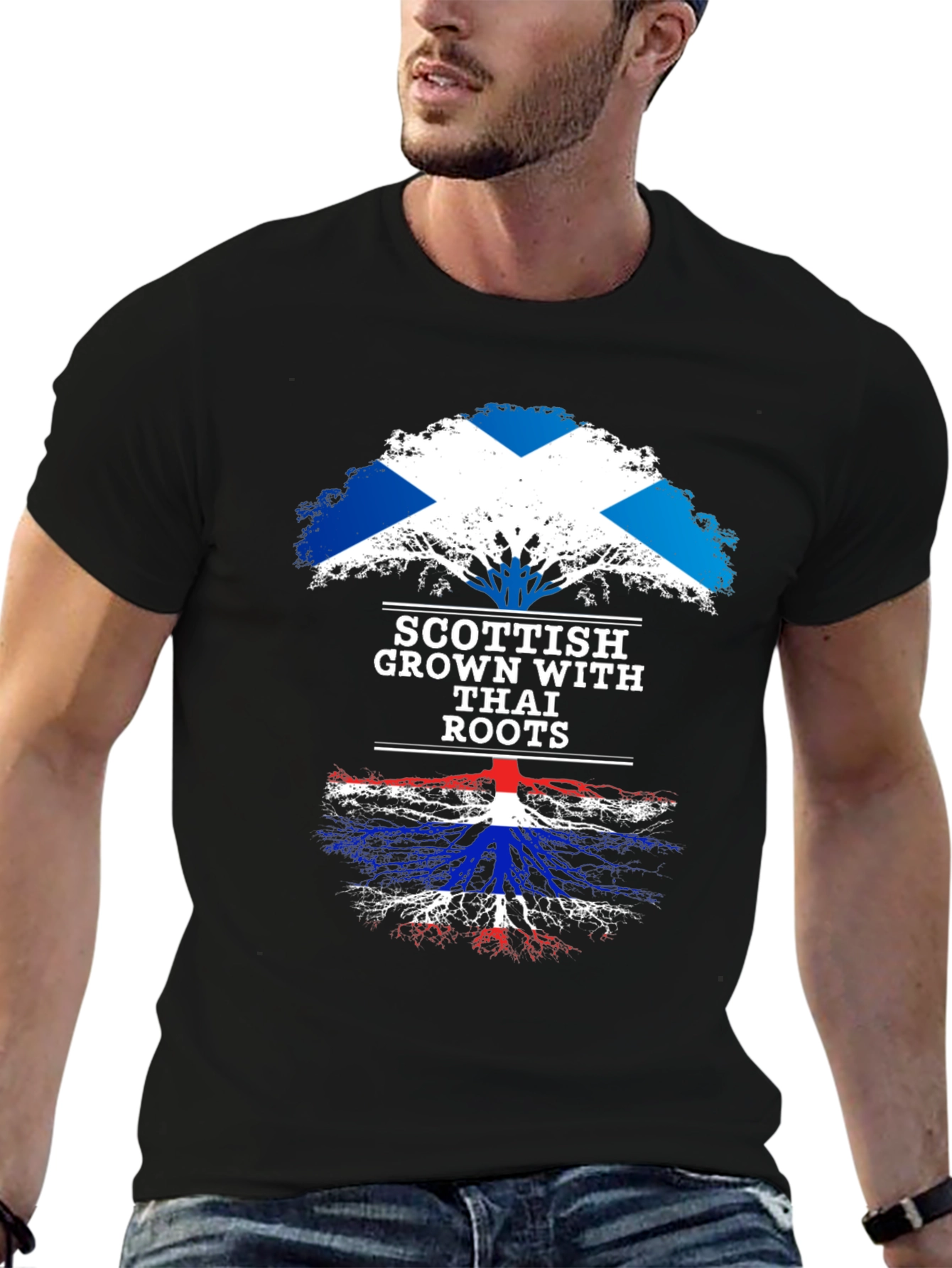 Scottish Grown with Thai Roots T-Shirt