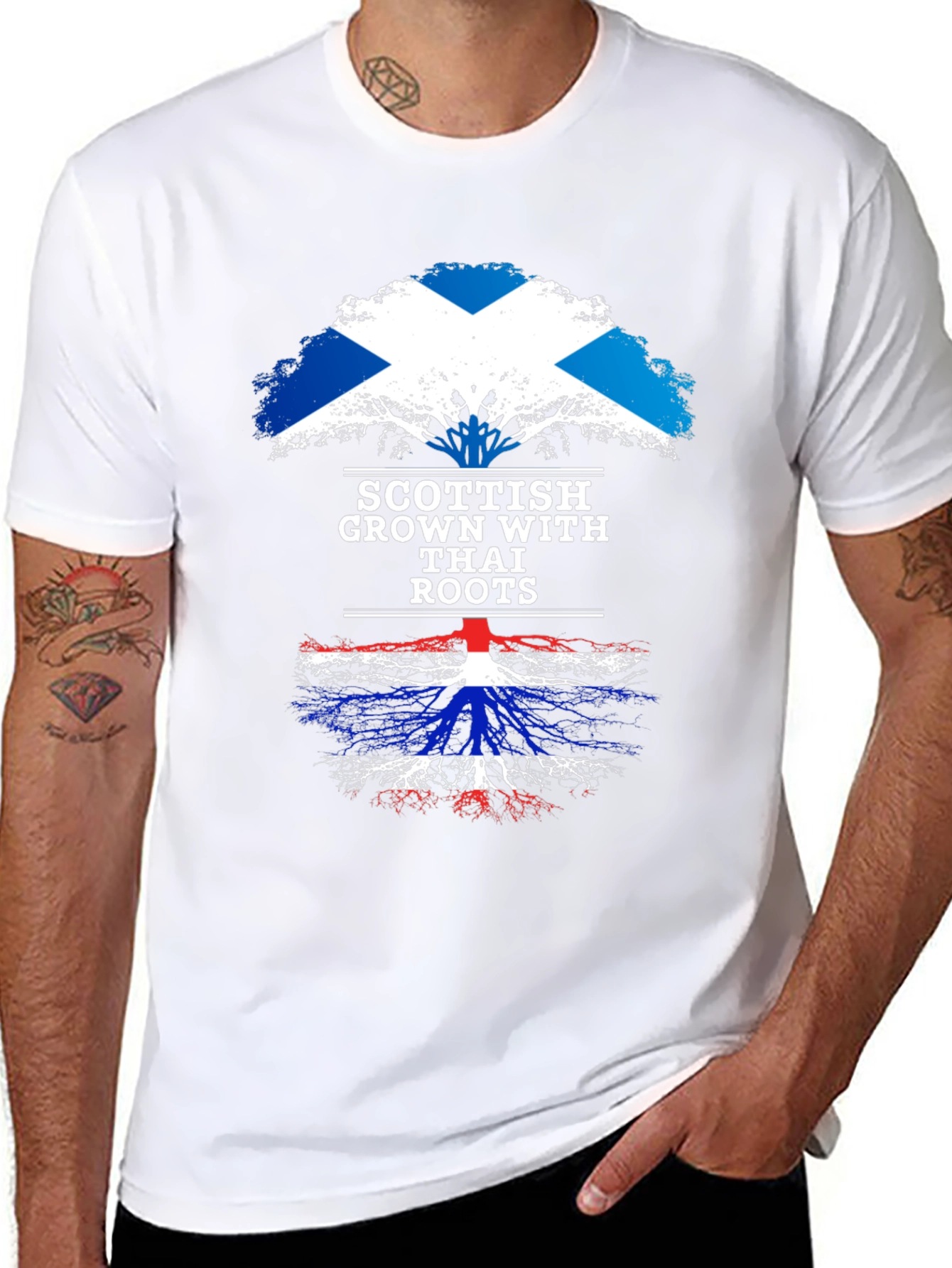 Scottish Grown with Thai Roots T-Shirt