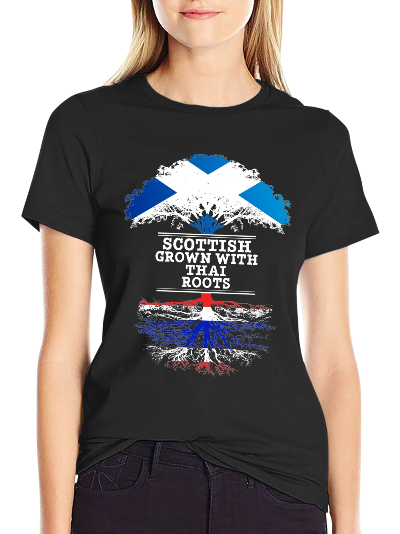 Scottish Grown with Thai Roots T-Shirt