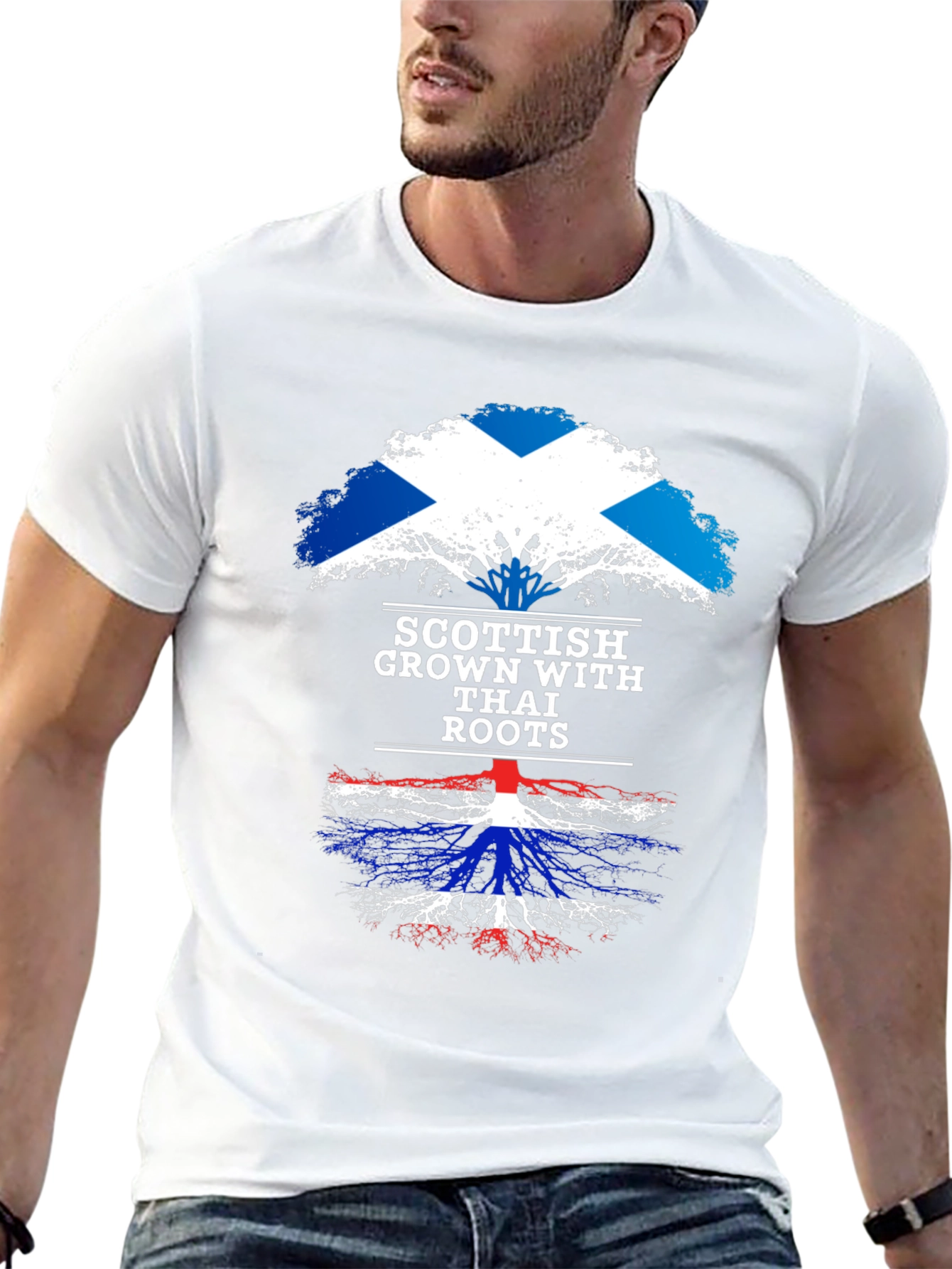 Scottish Grown with Thai Roots T-Shirt