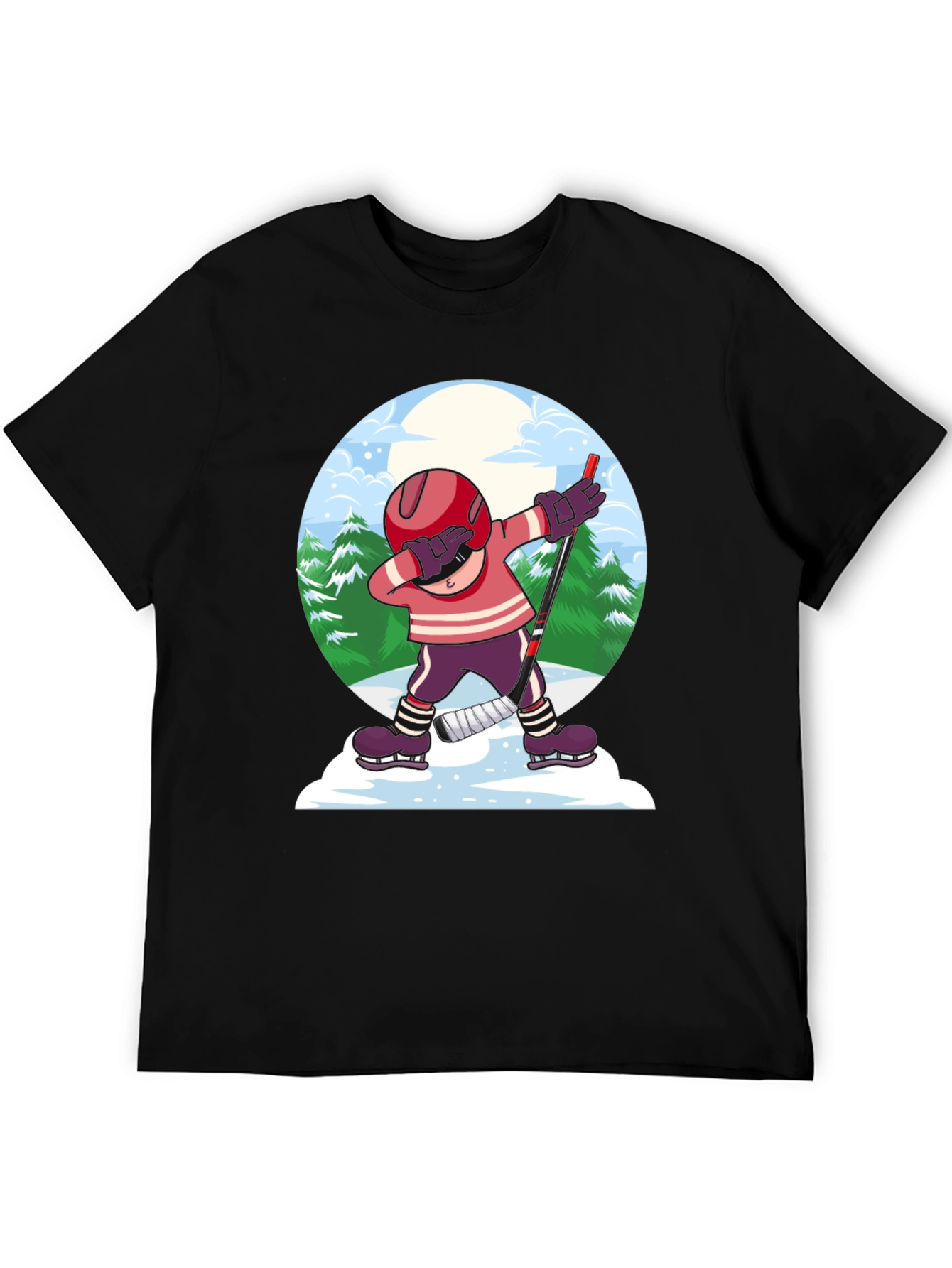Dabbing Hockey Player T-Shirt