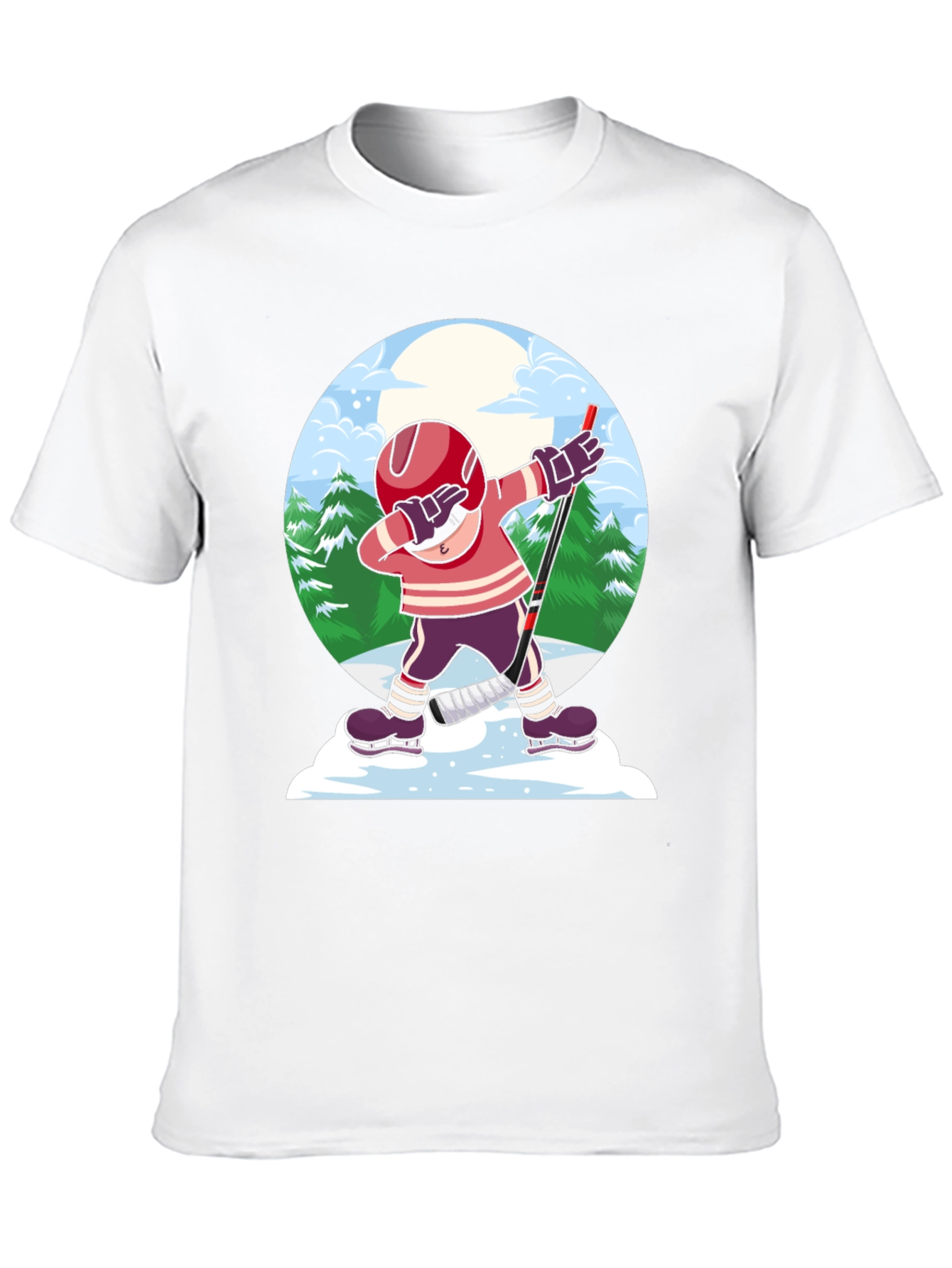 Dabbing Hockey Player T-Shirt