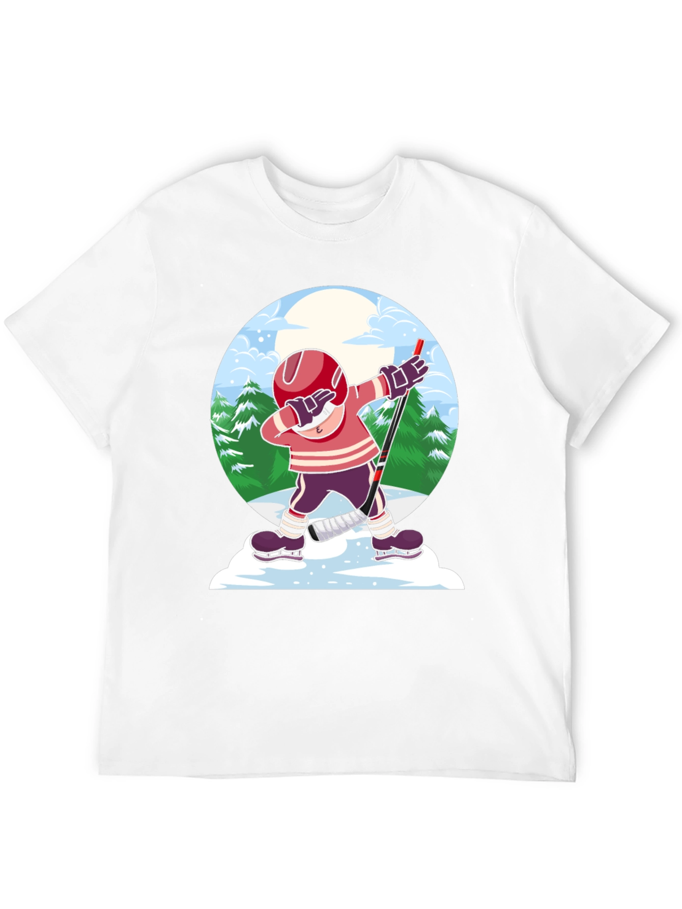 Dabbing Hockey Player T-Shirt