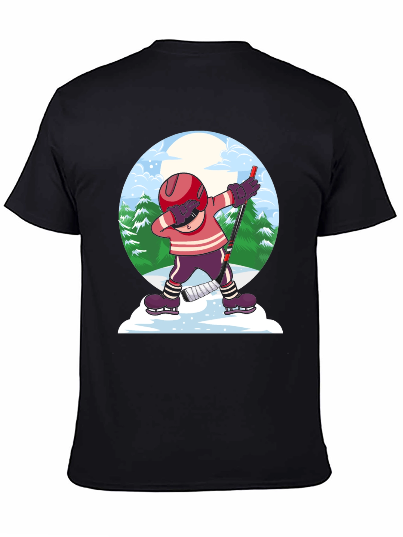 Dabbing Hockey Player T-Shirt