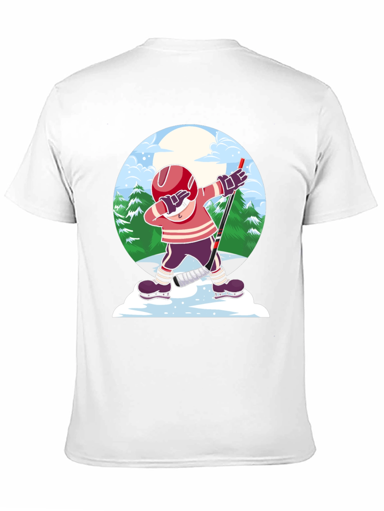 Dabbing Hockey Player T-Shirt